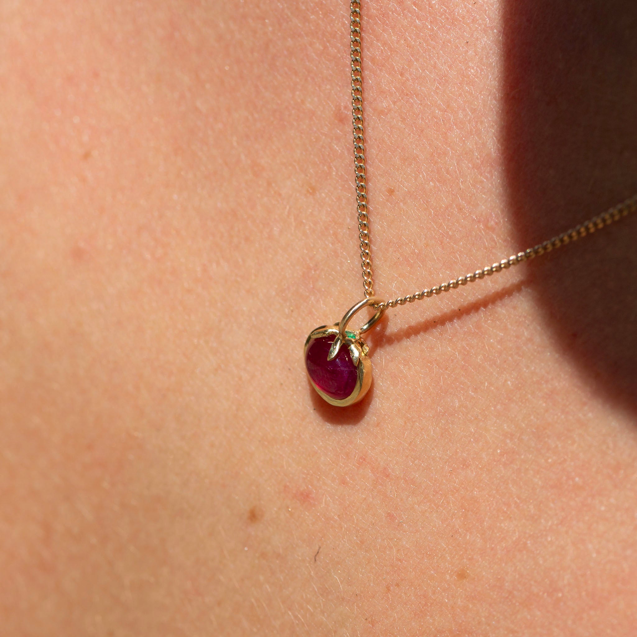 Tomato 12, Fancy 18K Heirloom Ruby