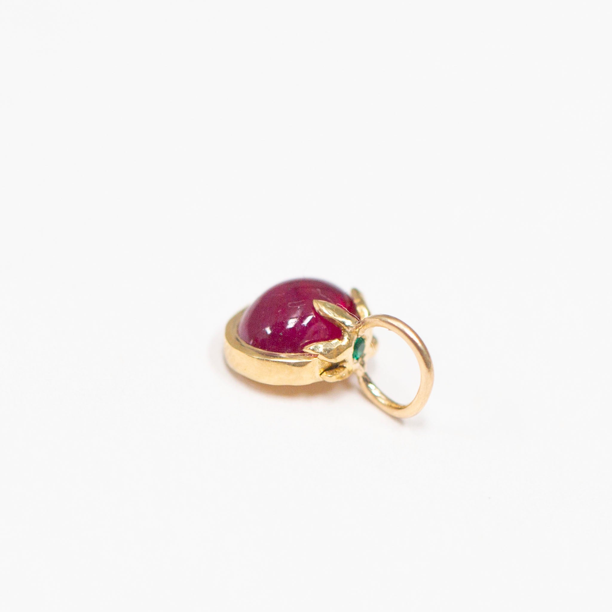Tomato 12, Fancy 18K Heirloom Ruby