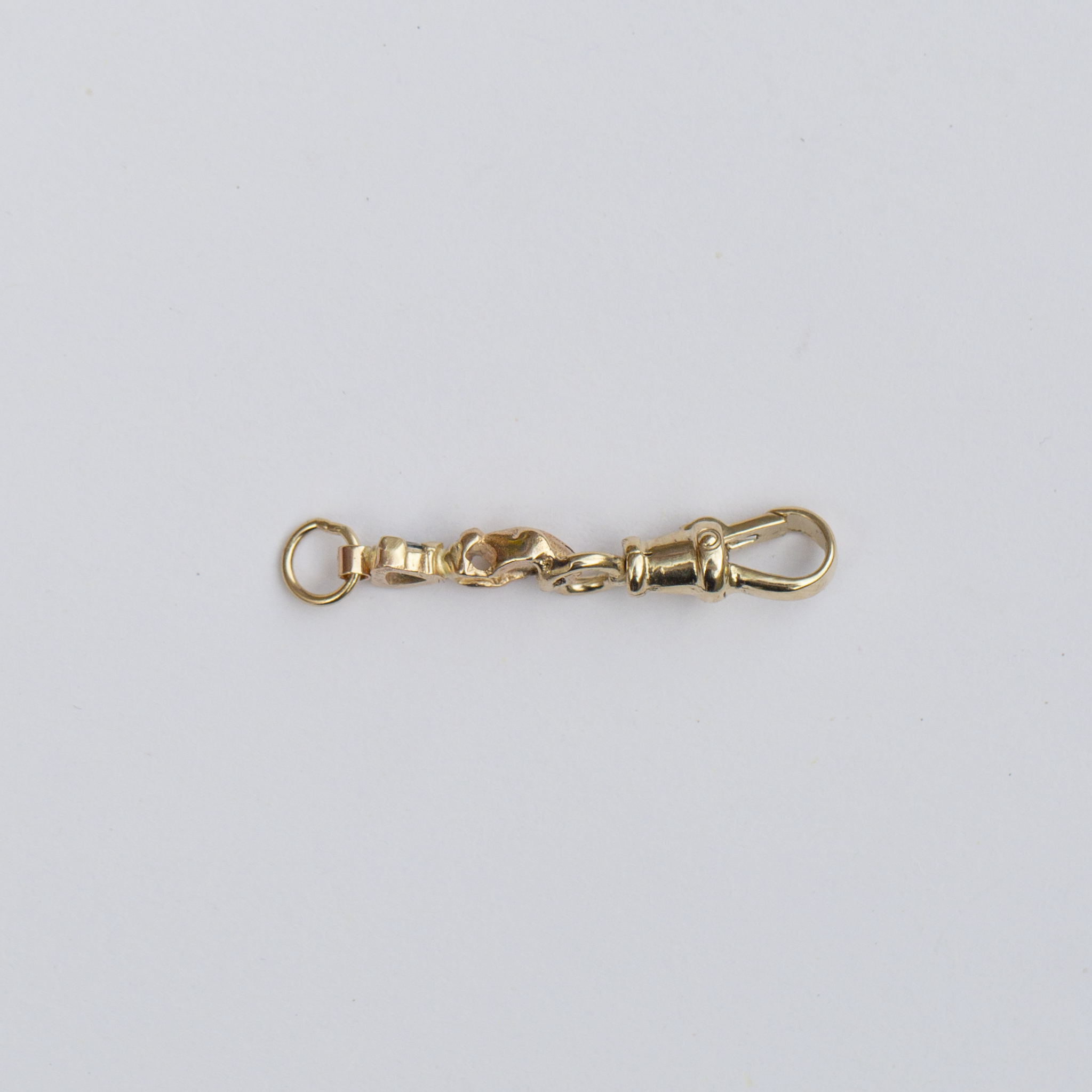 Hand Connector, 14K Blue Trillion Sapphire