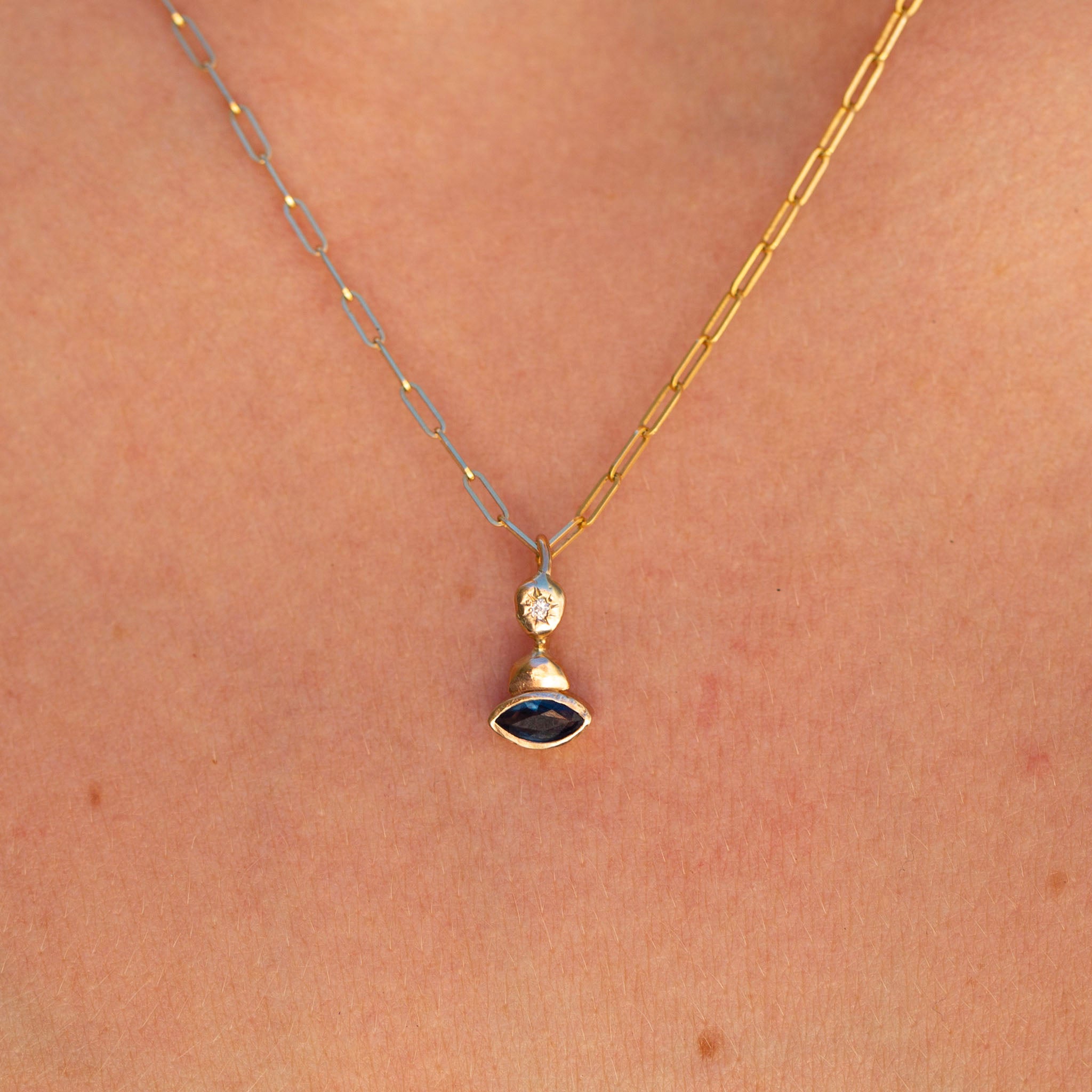 UFO, Marquise Sapphire Saucer