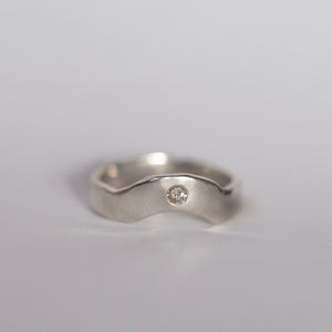 Oxbow Ring, Silver