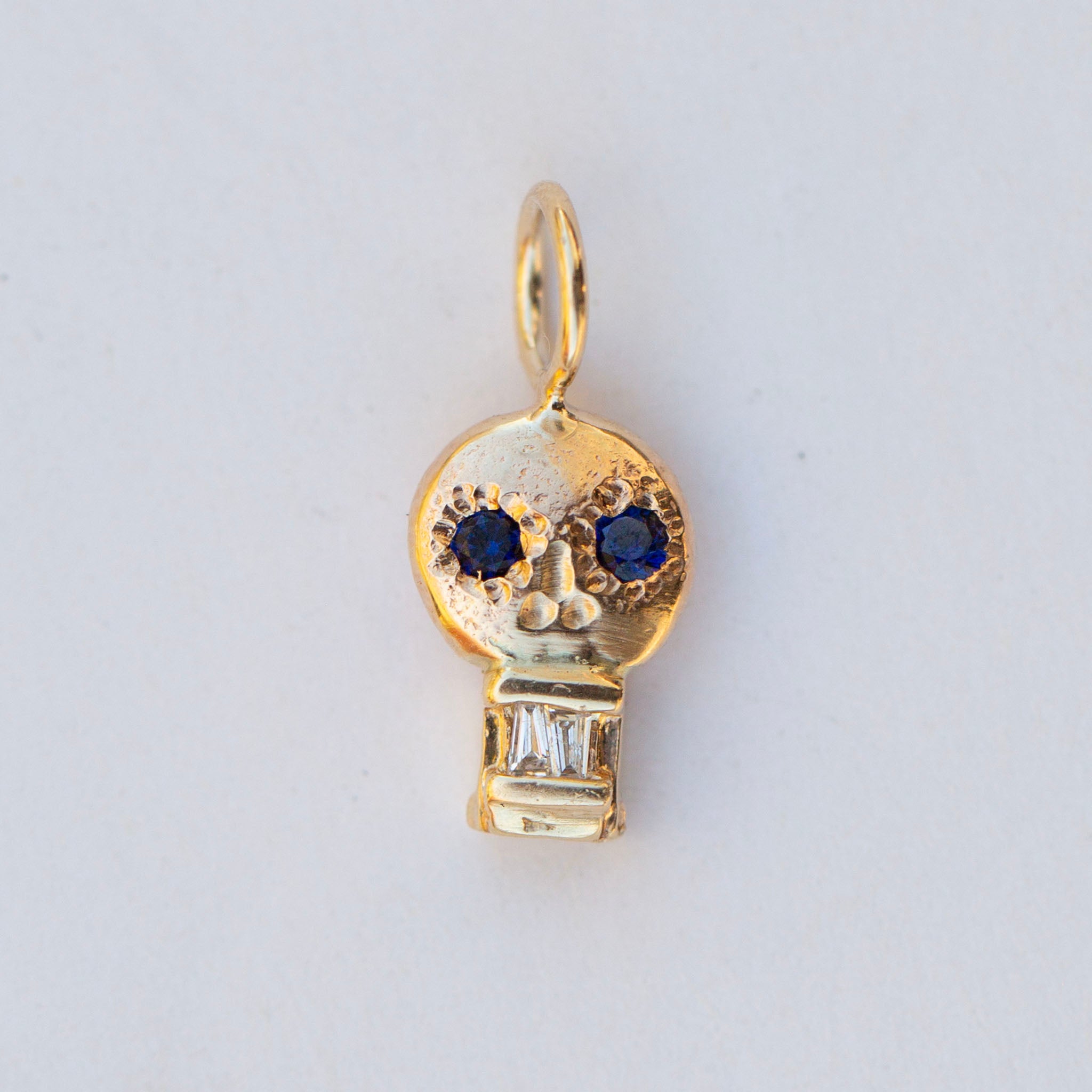 Skull 15, Dark Blue Sapphire