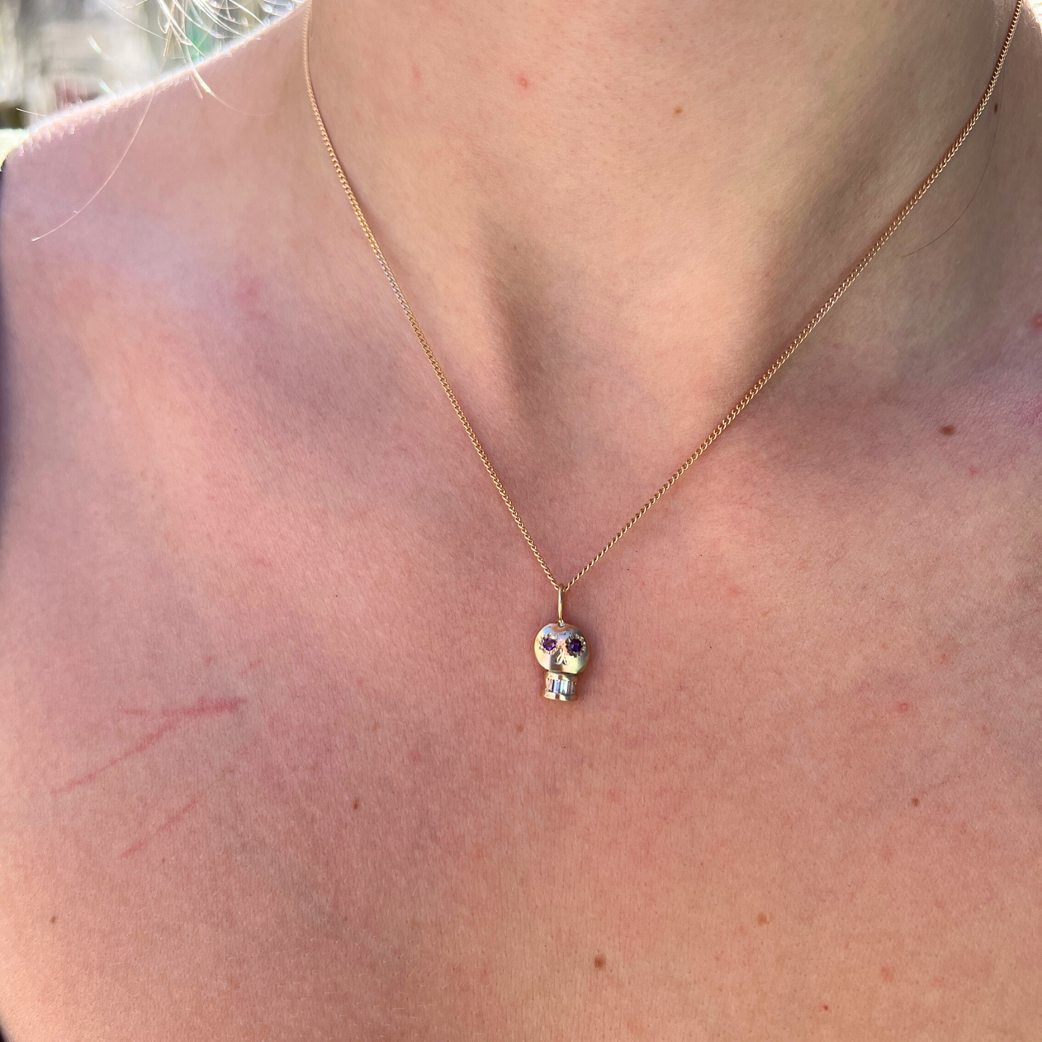 Montana Sapphire Skull