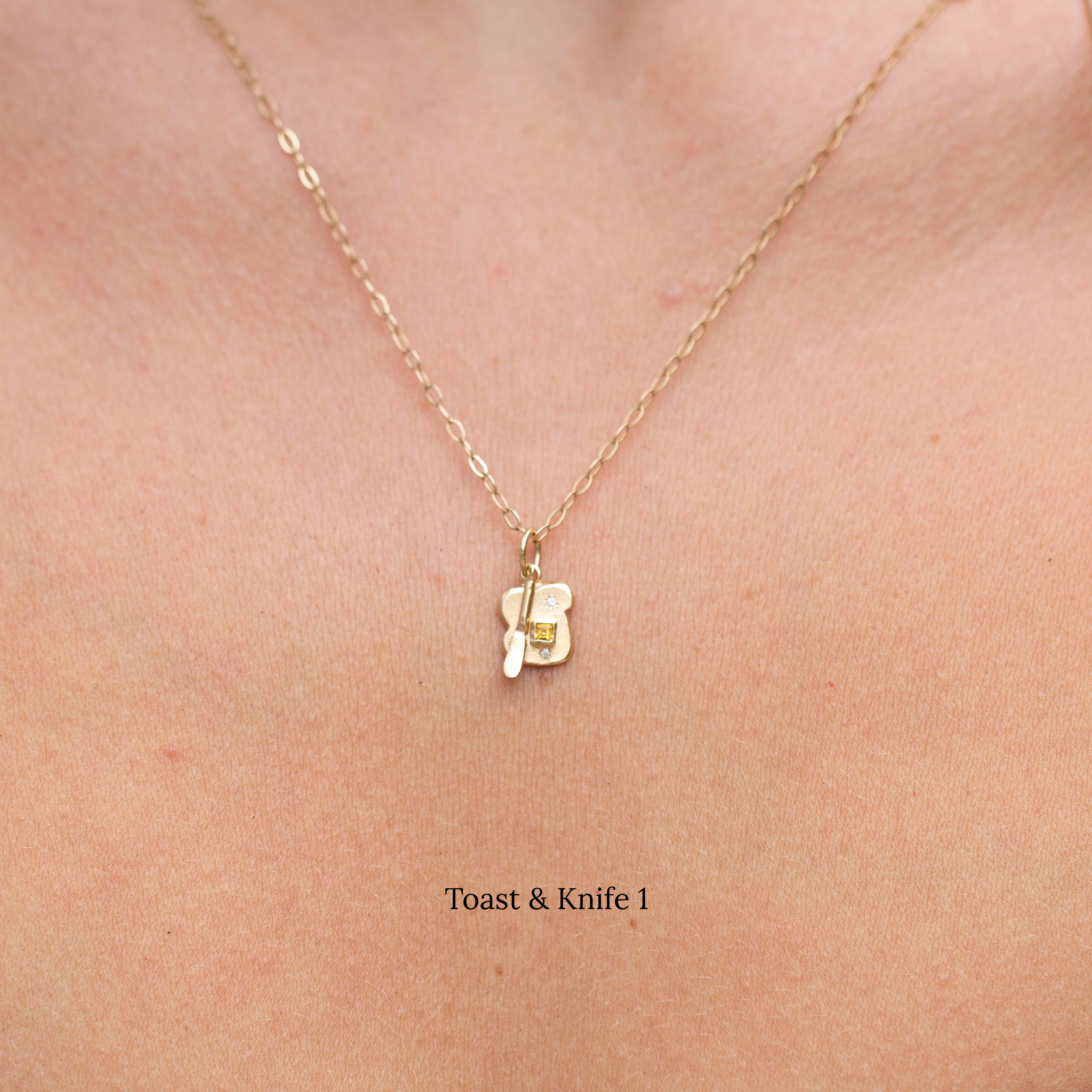 Salted Toast & Knife Charms