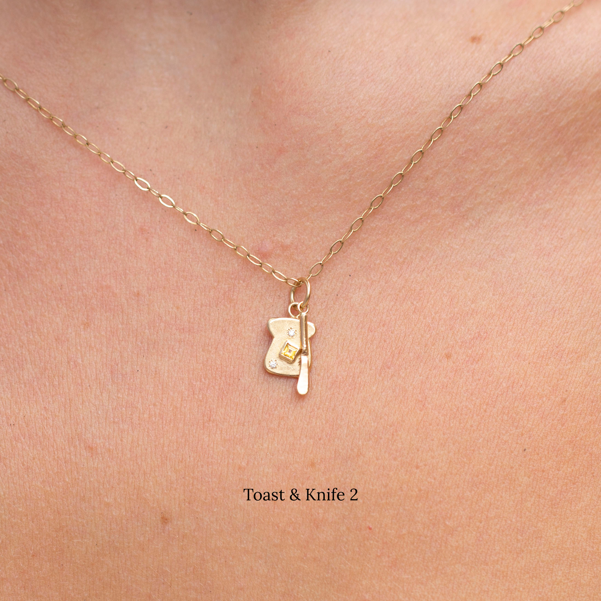 Salted Toast & Knife Charms
