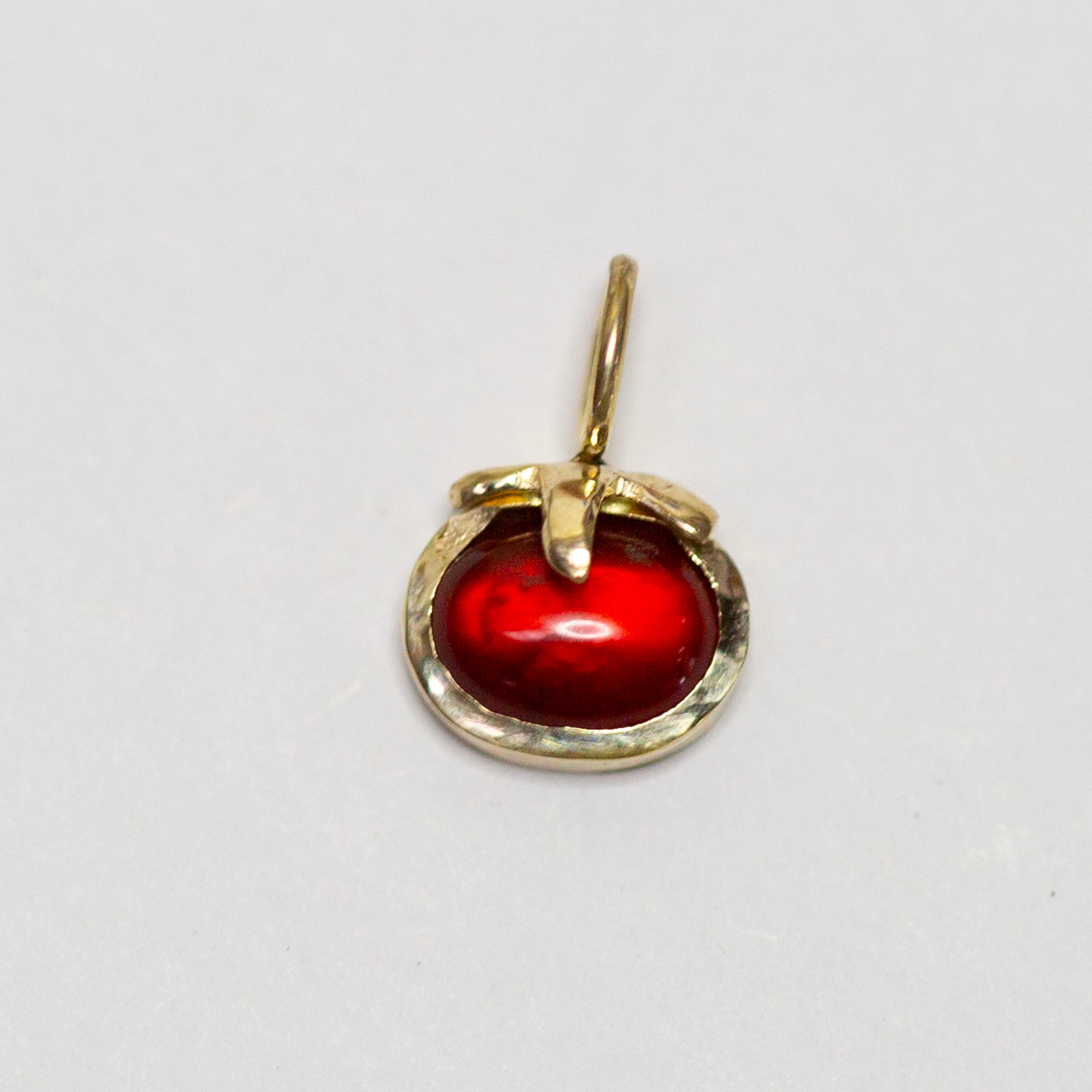 Heirloom Tomato 2, 14k Carnelian