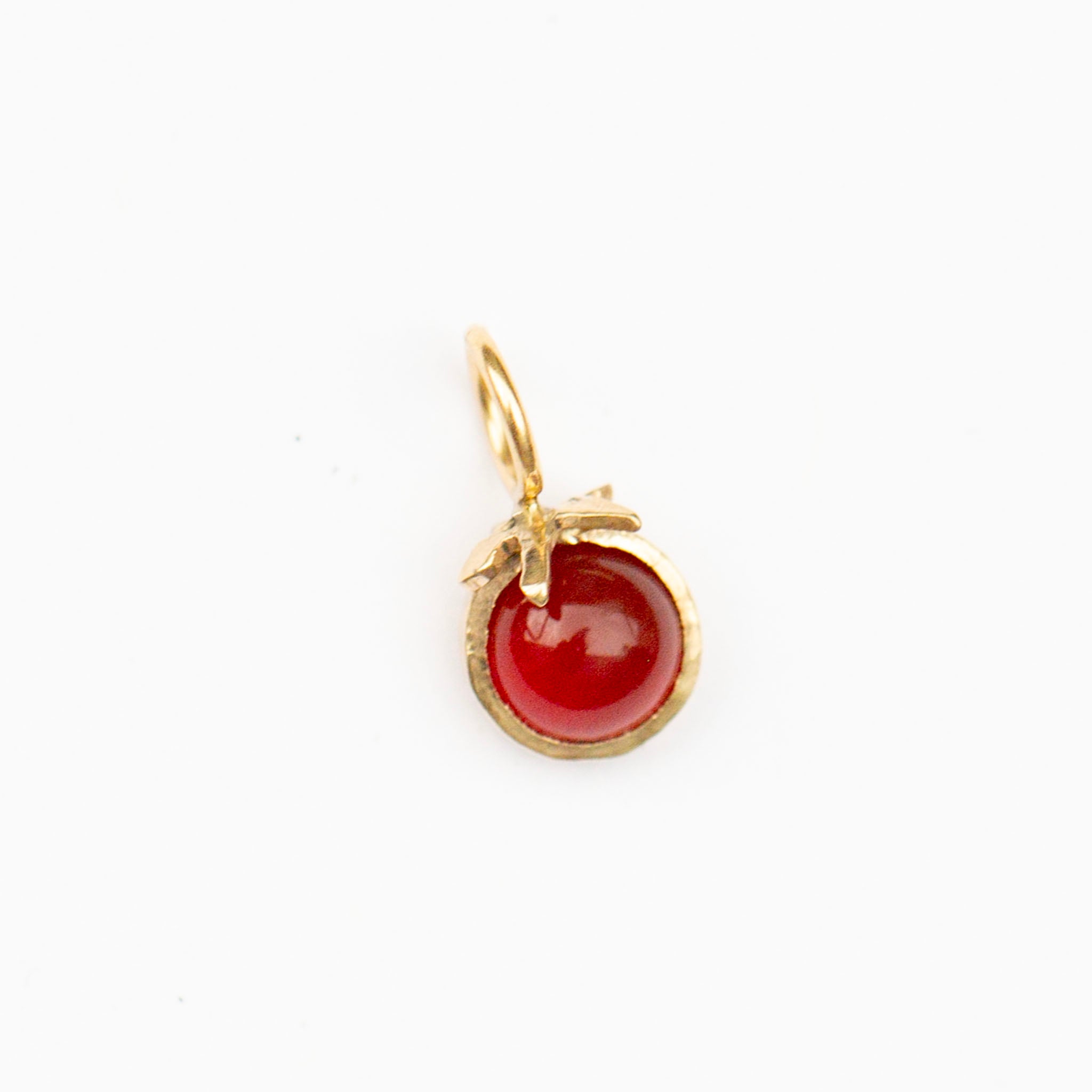 Cherry Tomato 1, 14k Carnelian