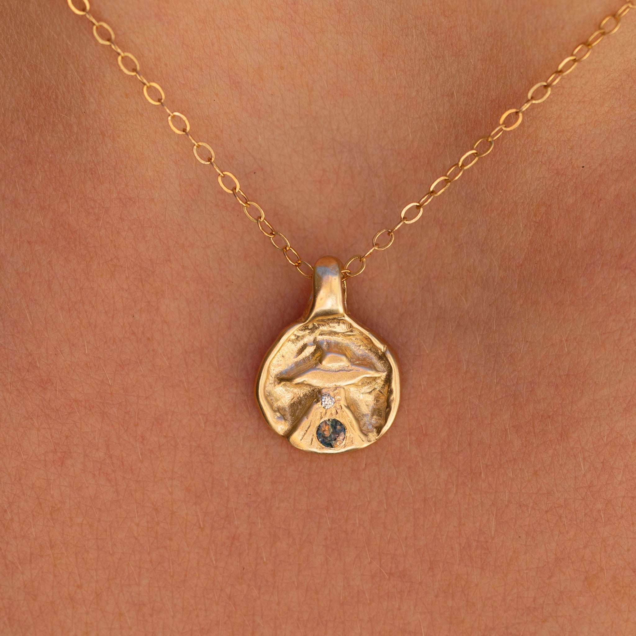 Goin' Home Galaxy Charm, 14k