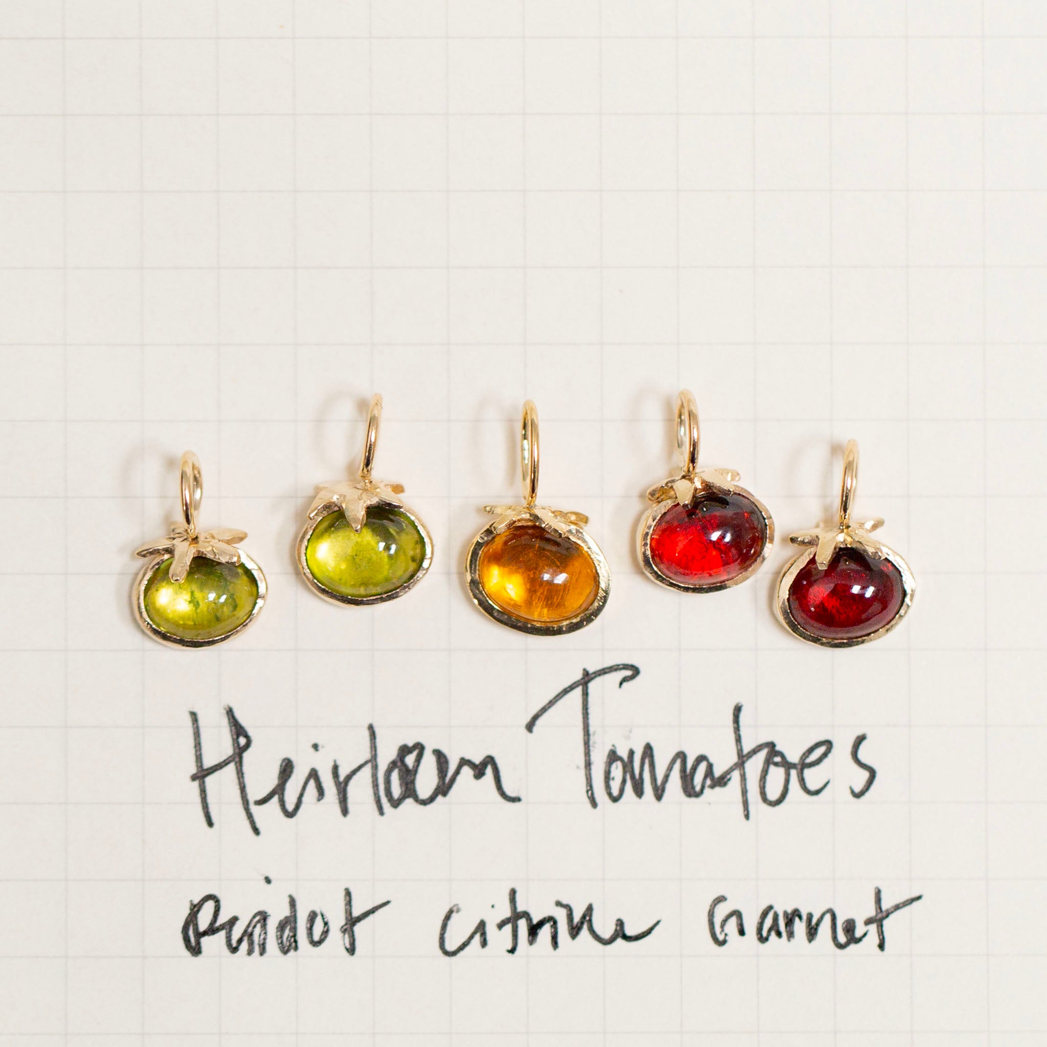 Holiday Heirloom Tomato Charm, Preorder