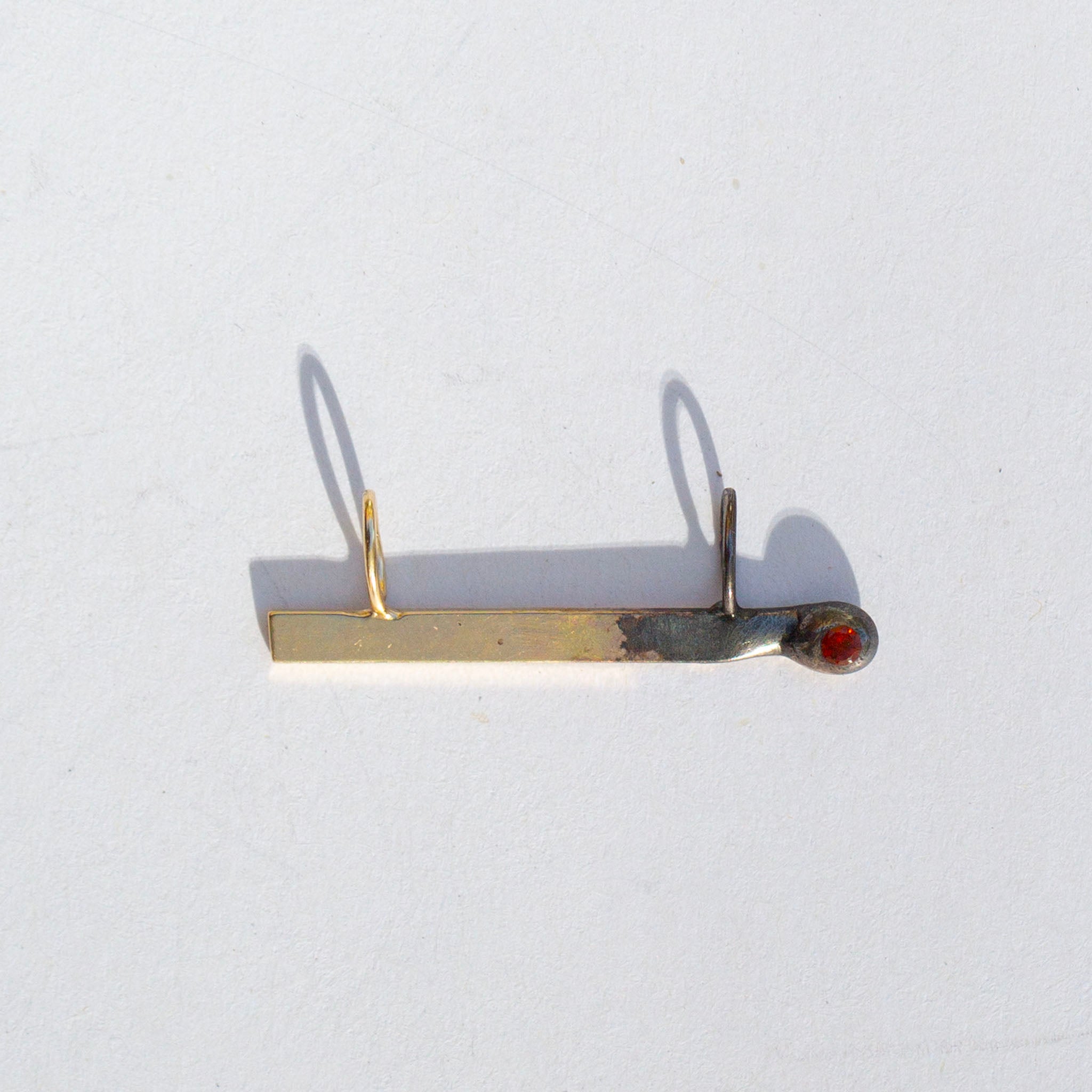 Horizontal Match 8, 14K Garnet