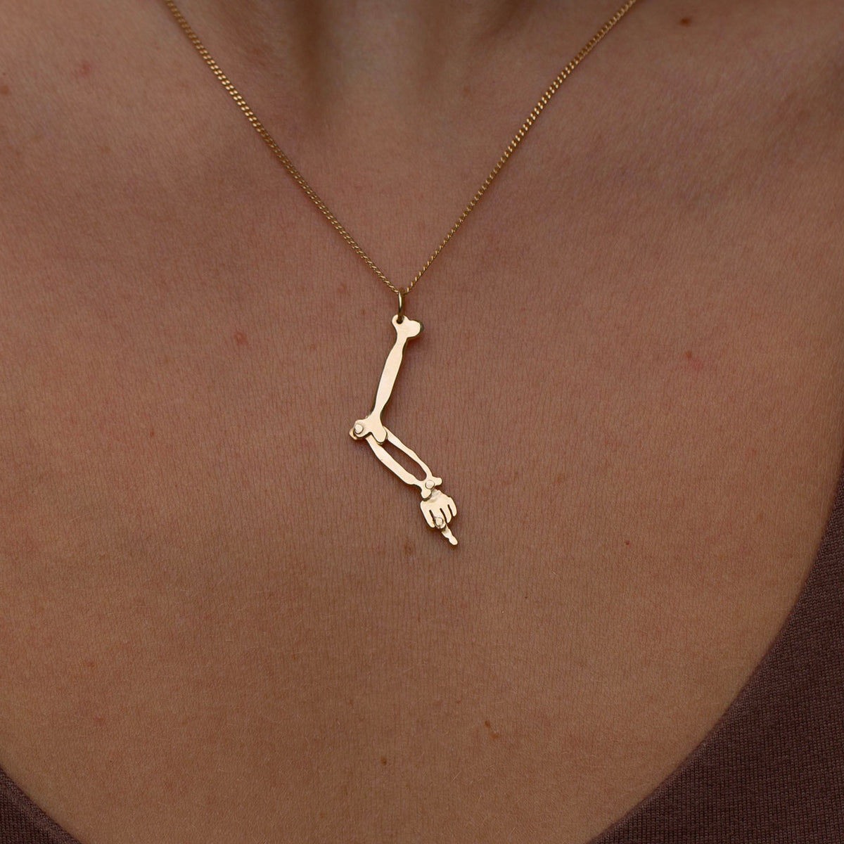 Humerus Charm 1, 14k