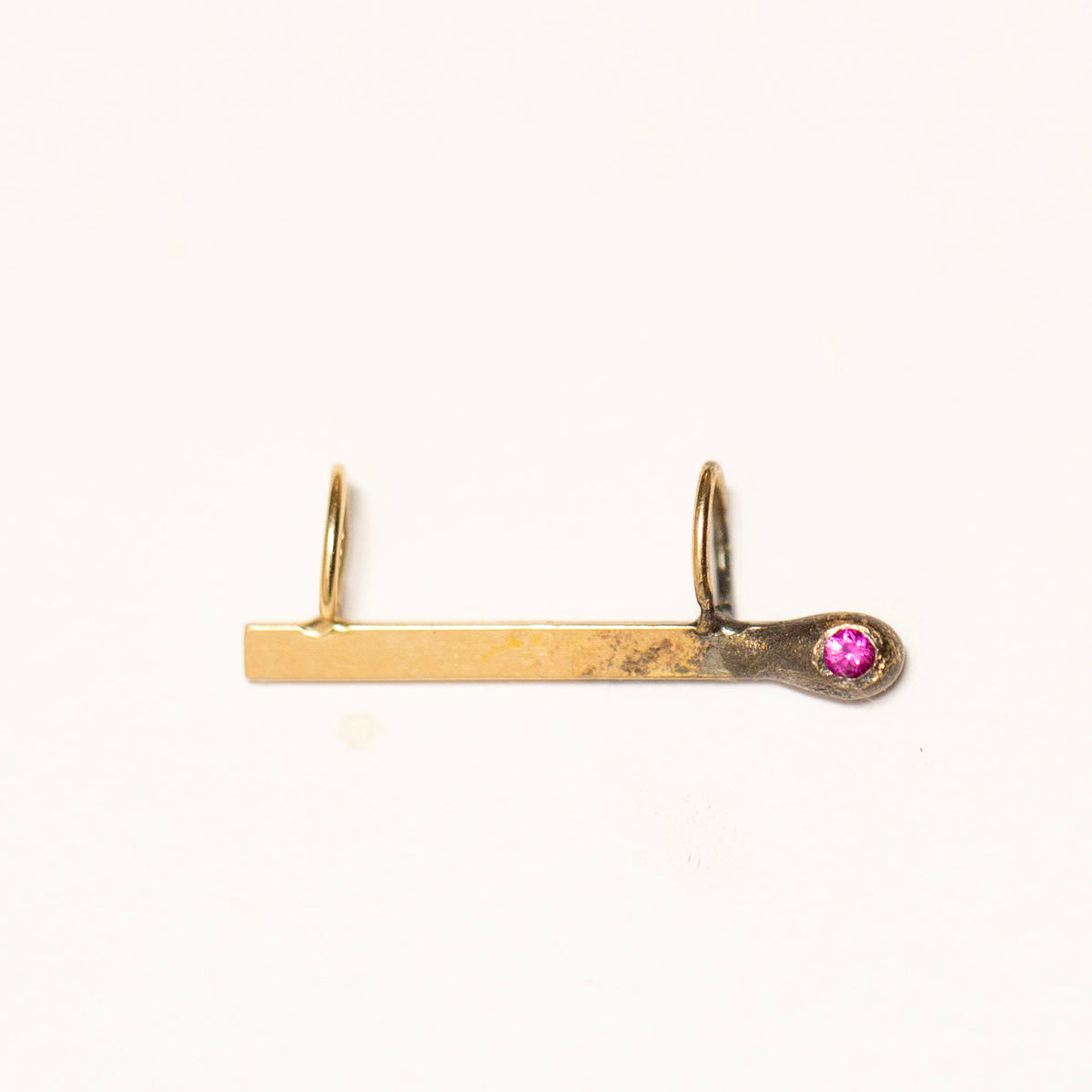 Gold Match 12, 14k and Ruby