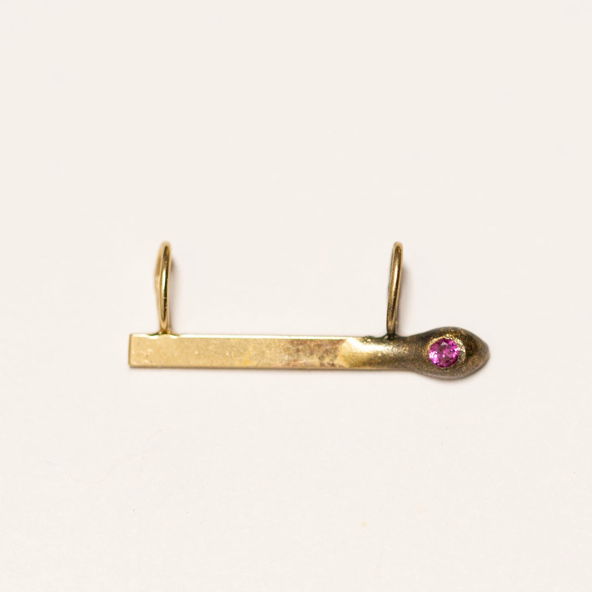 Gold Match 13, 14k and Ruby