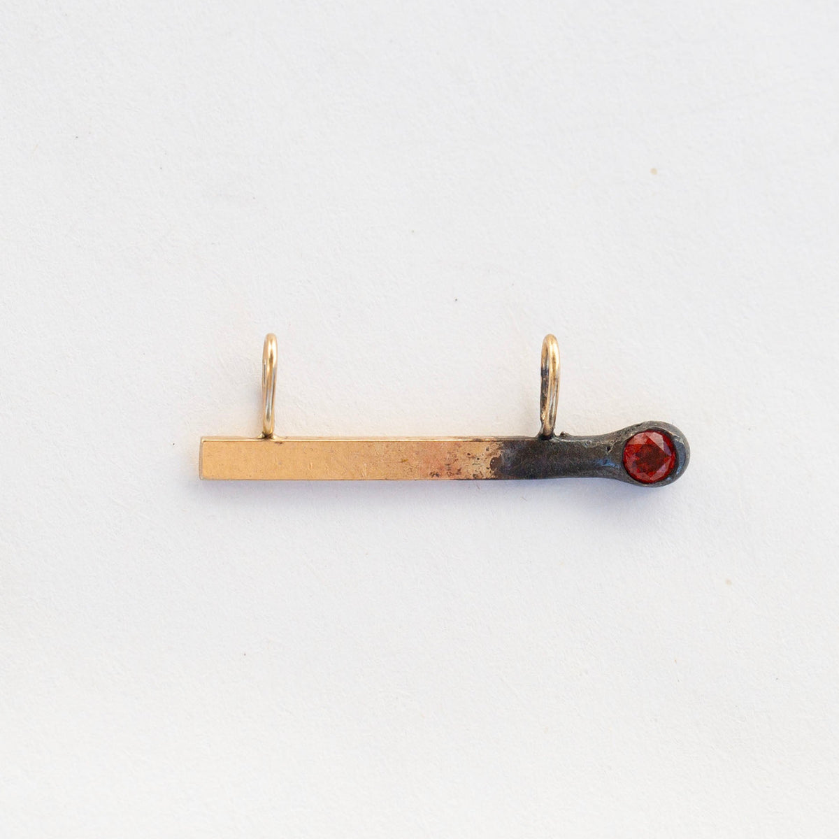 Gold Match 14, 10k and Garnet