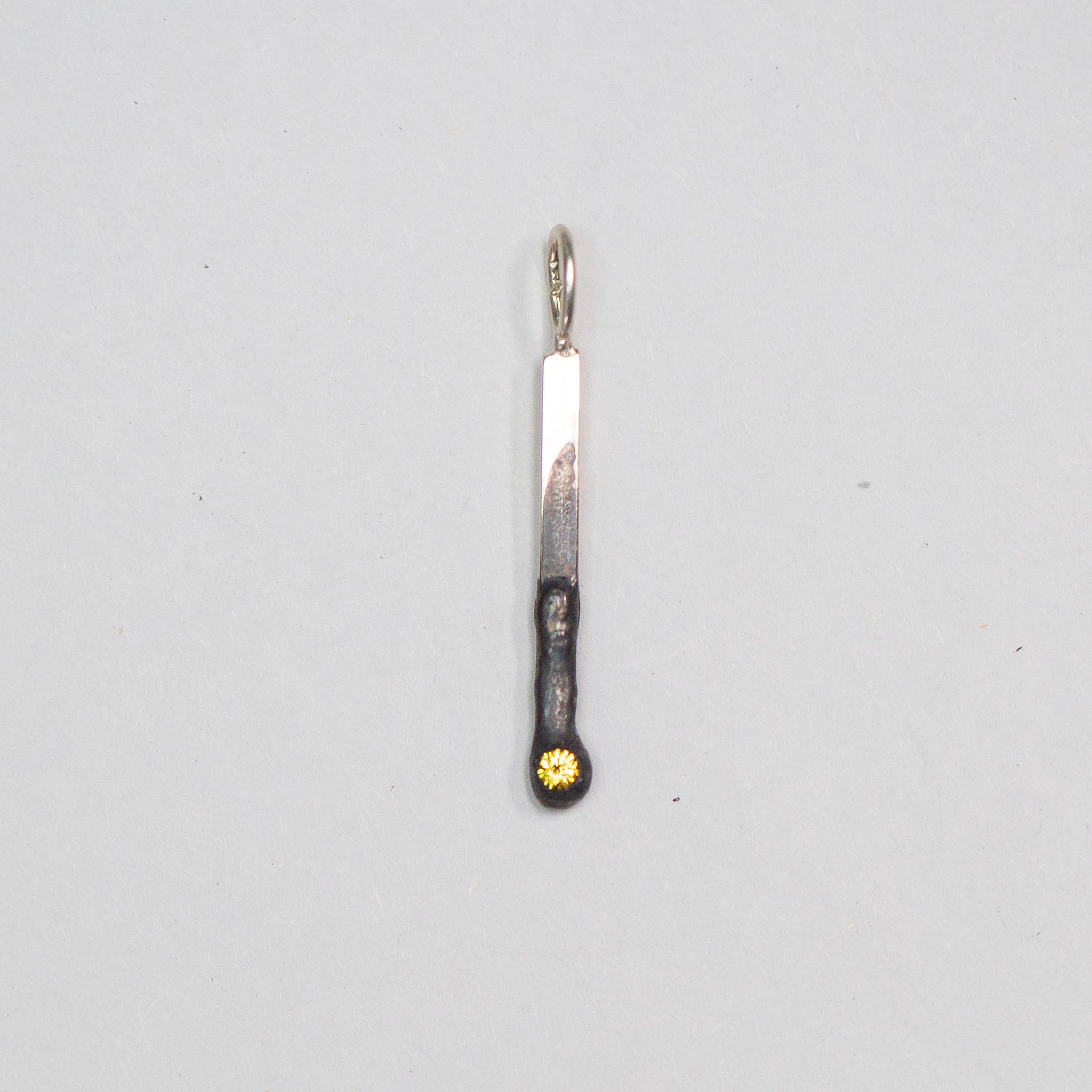 Silver Match 2, Yellow Sapphire