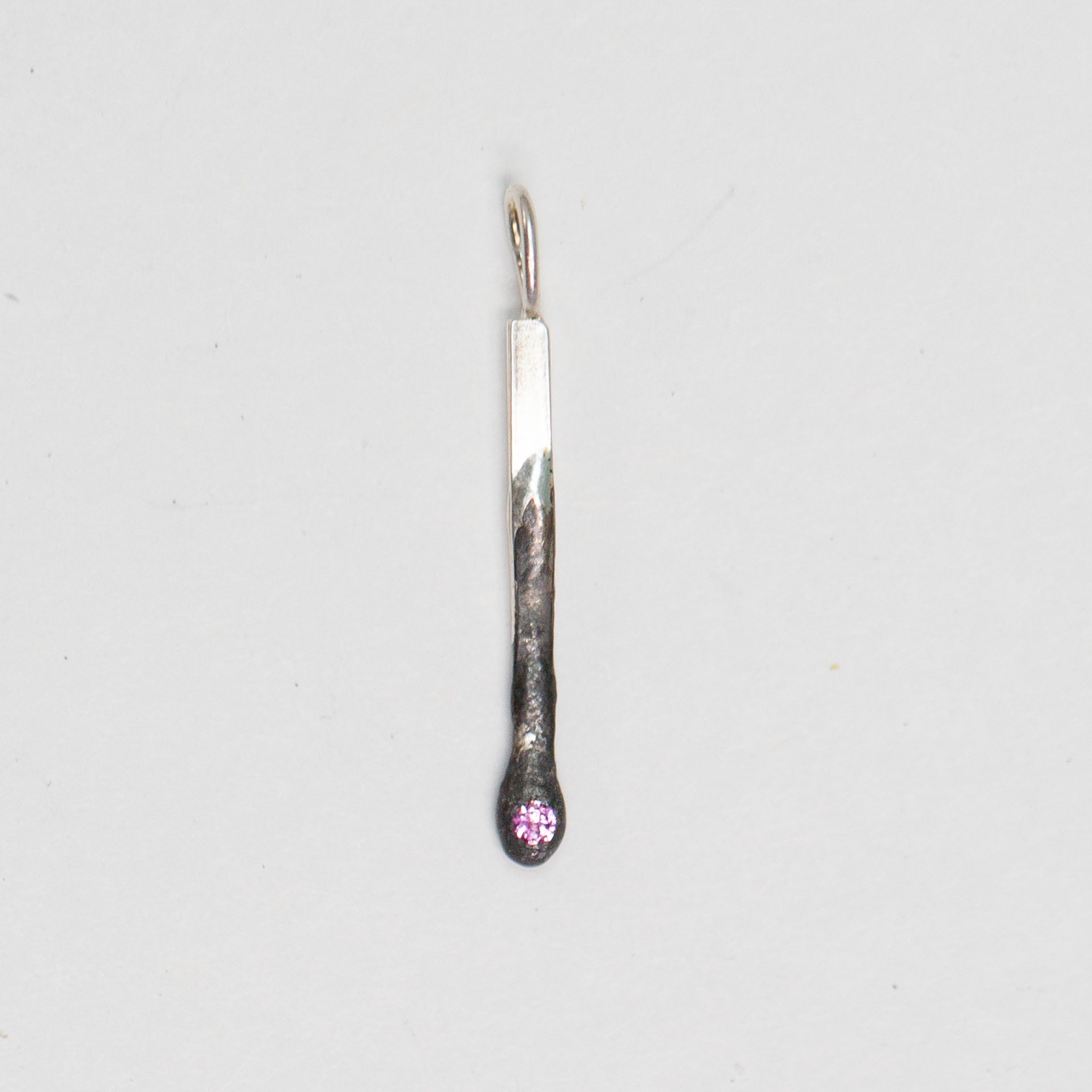 Silver Match 4, Pink Sapphire