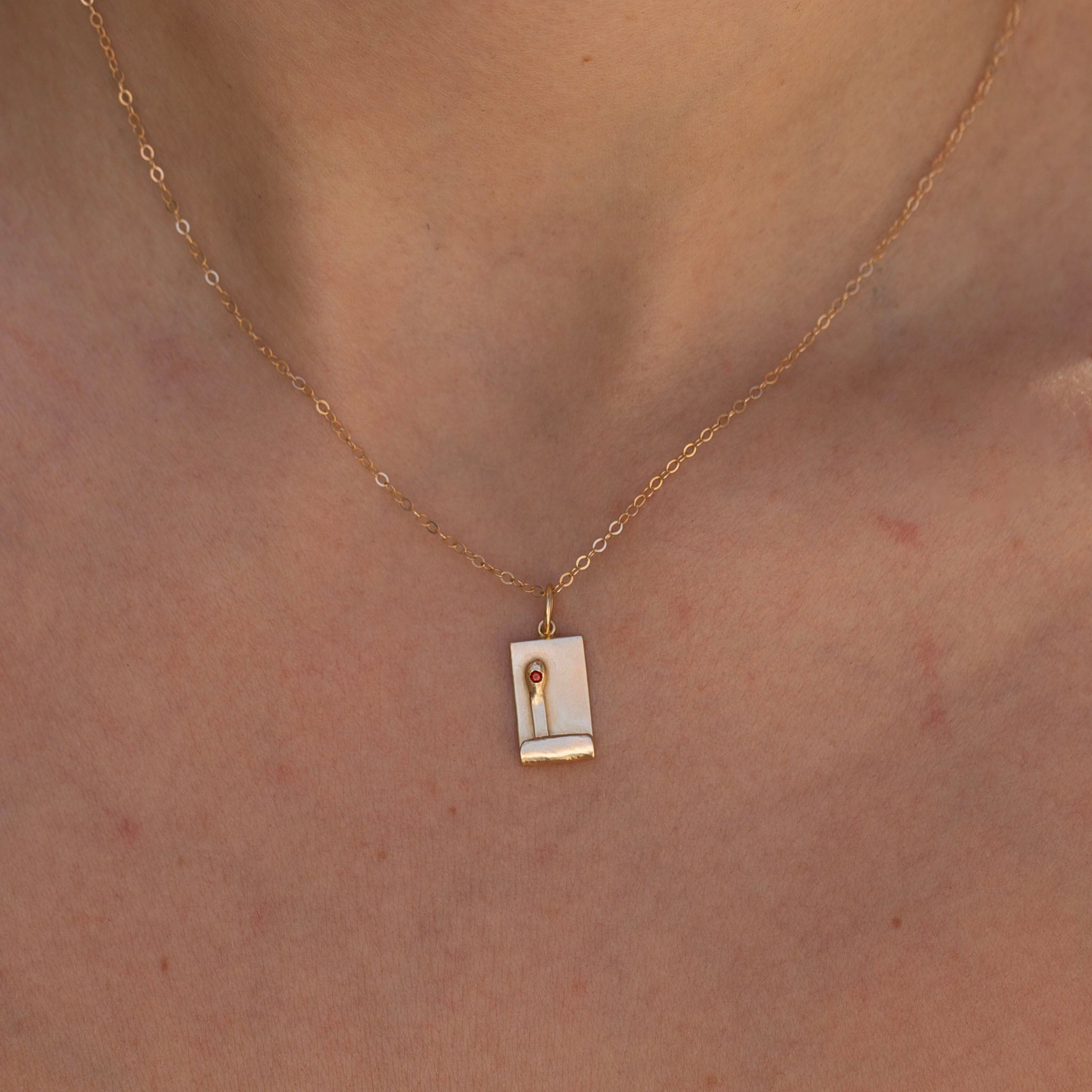 14K One Wish 5, Garnet