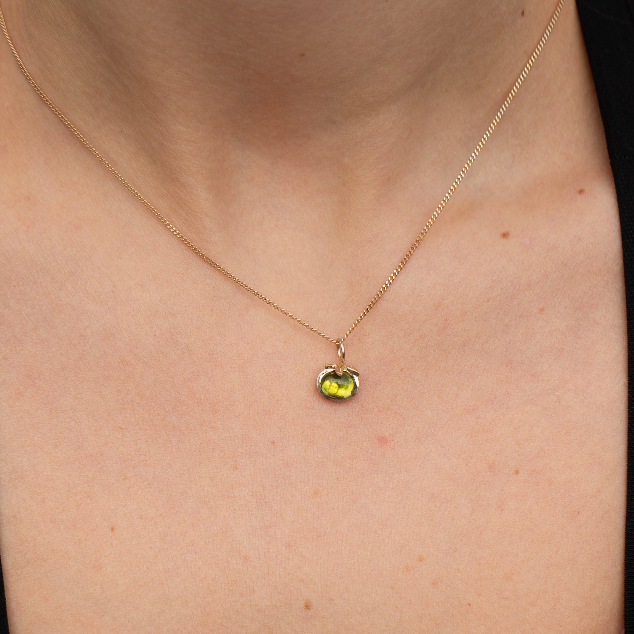 Heirloom Tomato, 14k Peridot