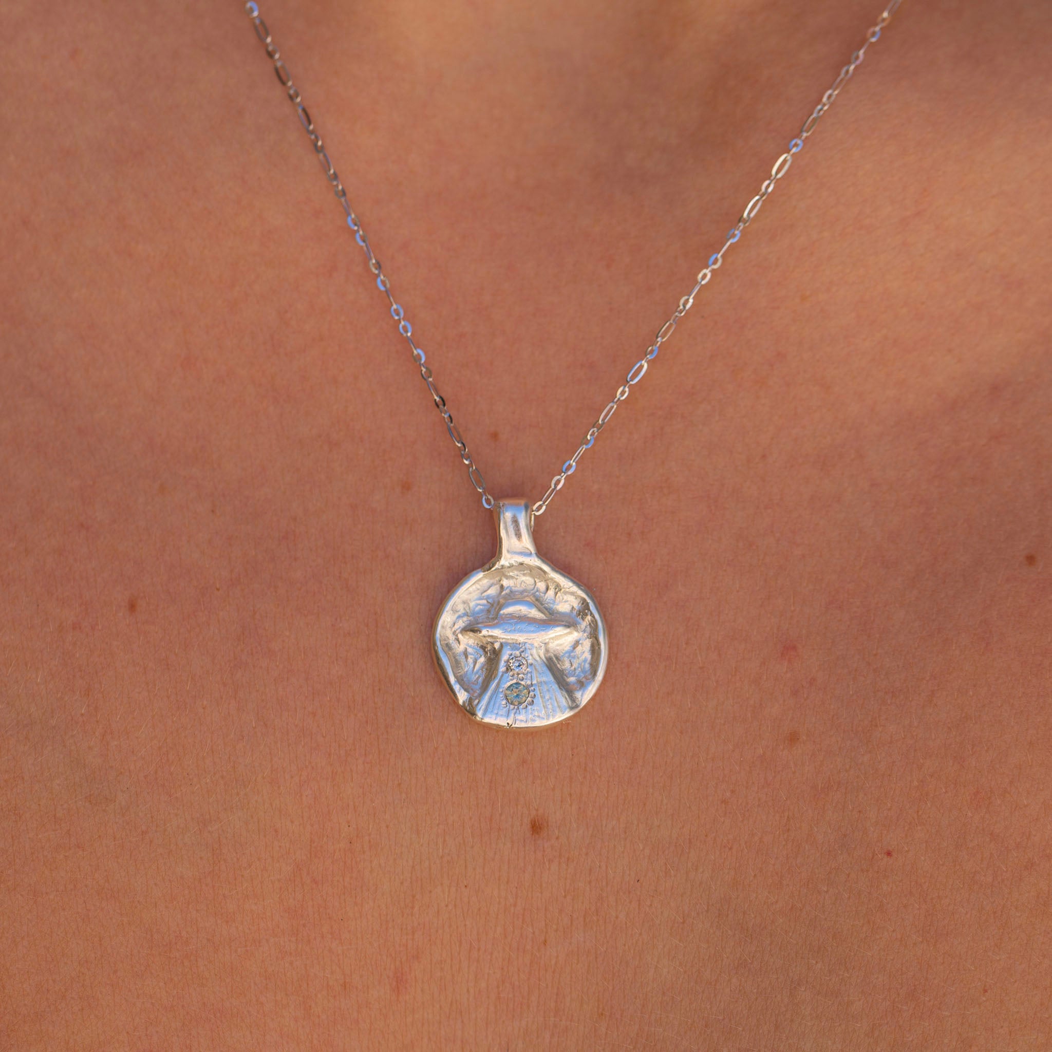 Goin' Home Galaxy Necklace, Silver