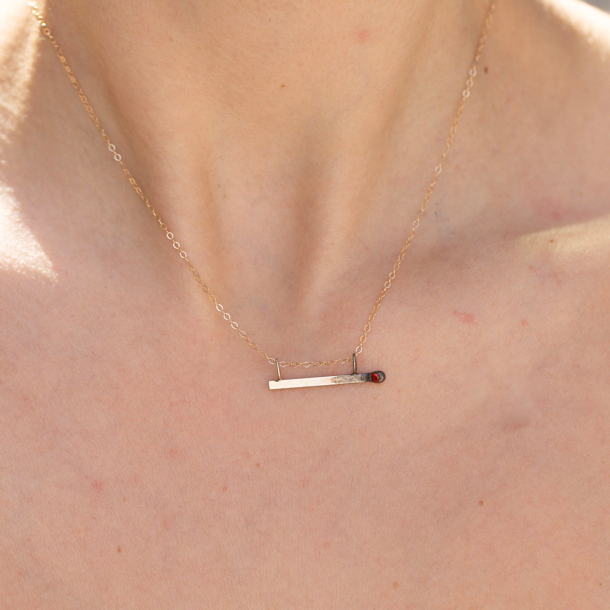 Horizontal Match 3, Silver & Citrine