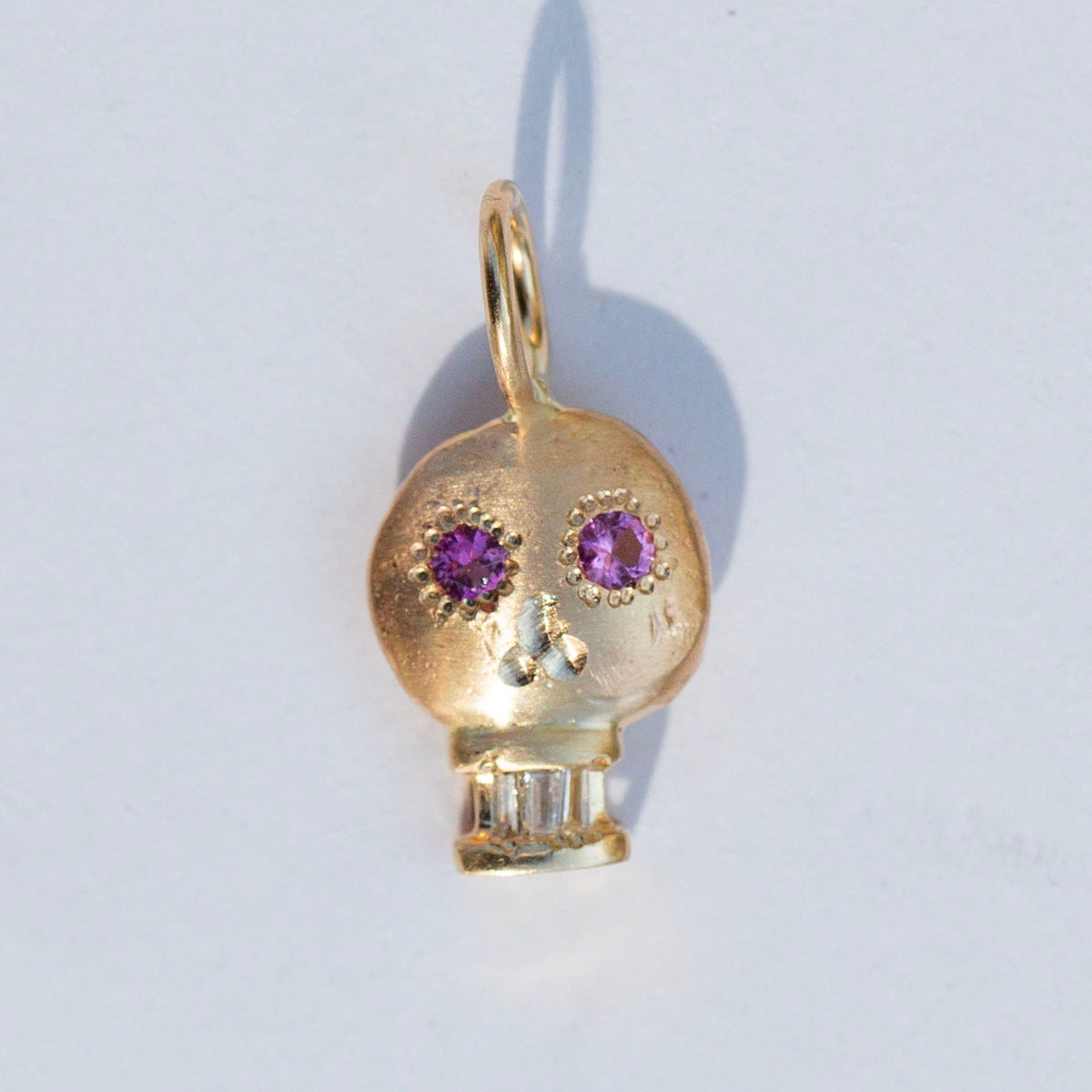 Skull 1, Pink Tourmaline