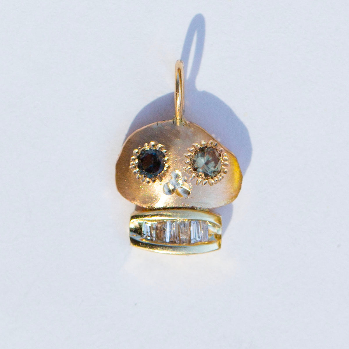 Skull 7, Bi-Color Sapphire