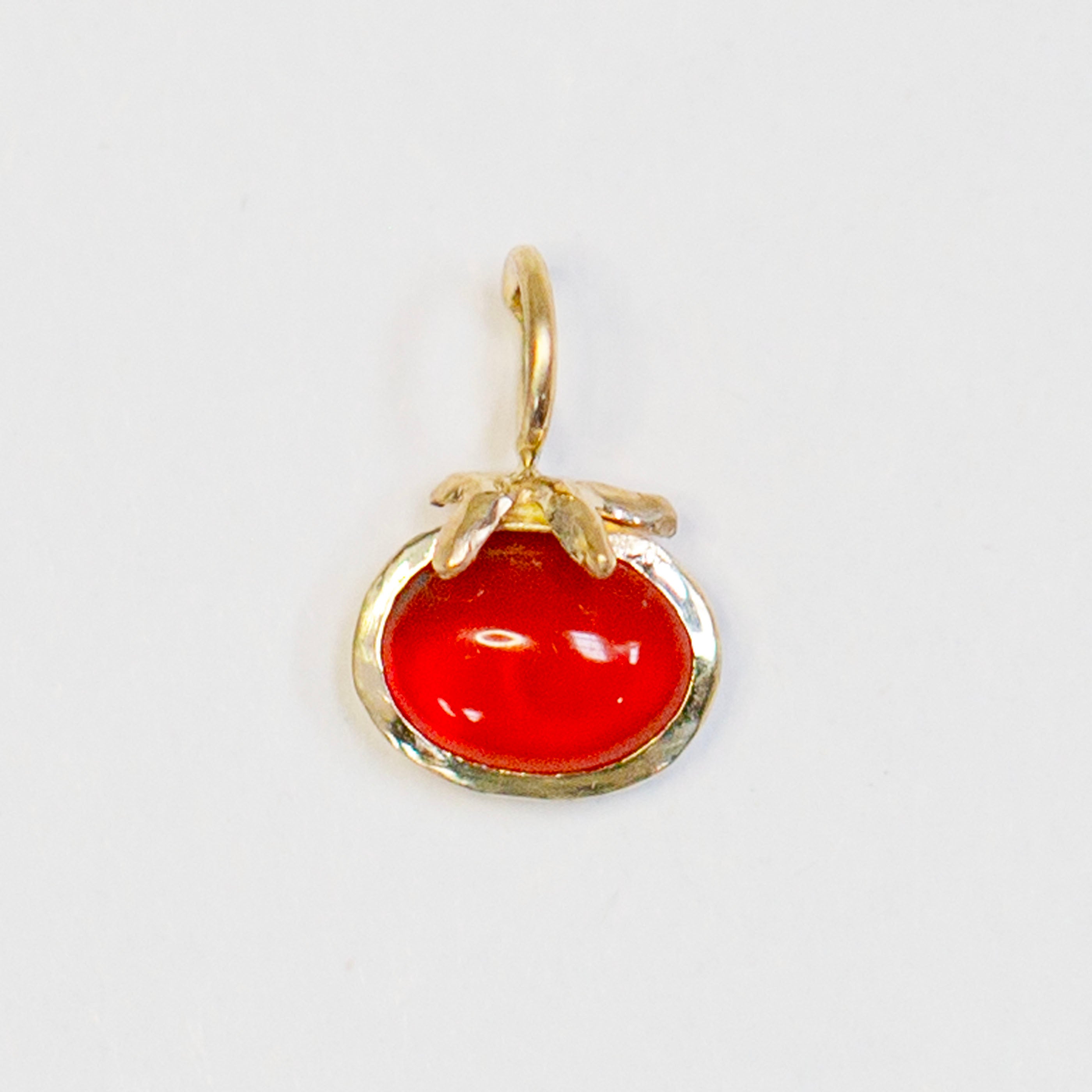 Heirloom Tomato 1, 14k Carnelian