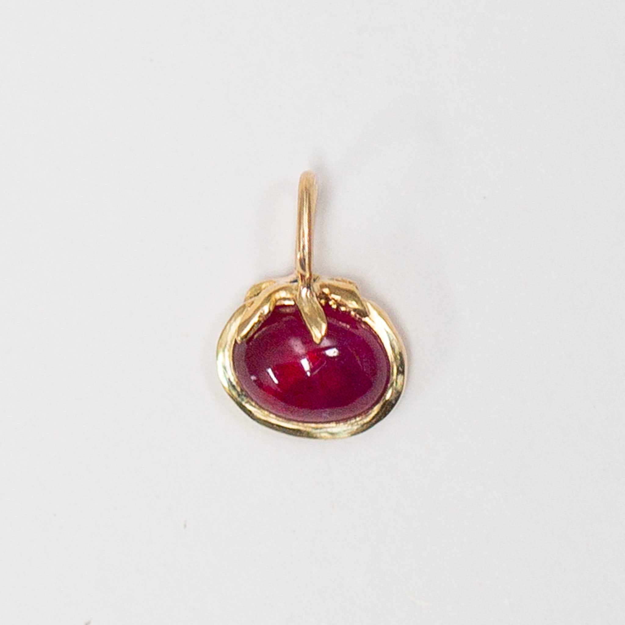 Tomato 12, Fancy 18K Heirloom Ruby