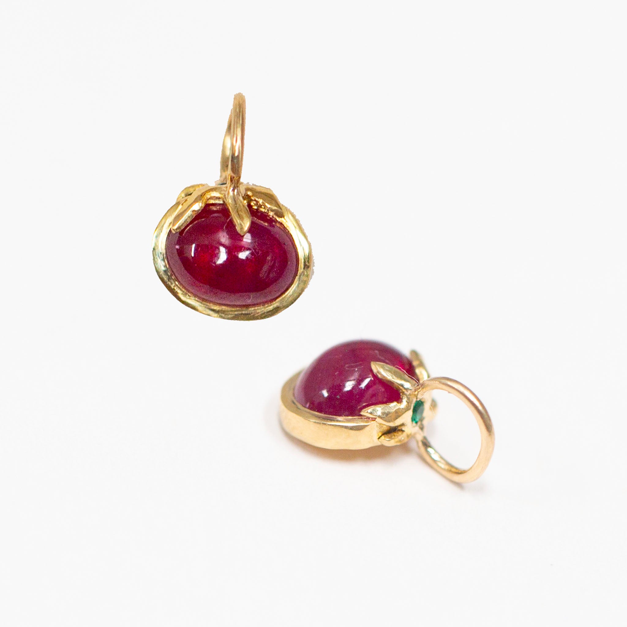 Tomato 12, Fancy 18K Heirloom Ruby