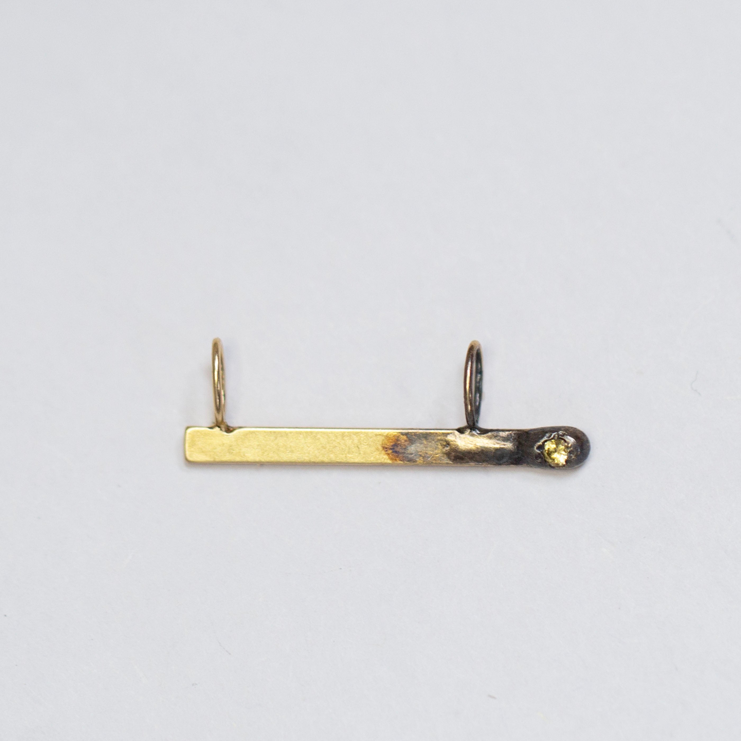 Horizontal Match 5, 18K Yellow Sapphire