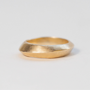 Saucer Ring, 14K