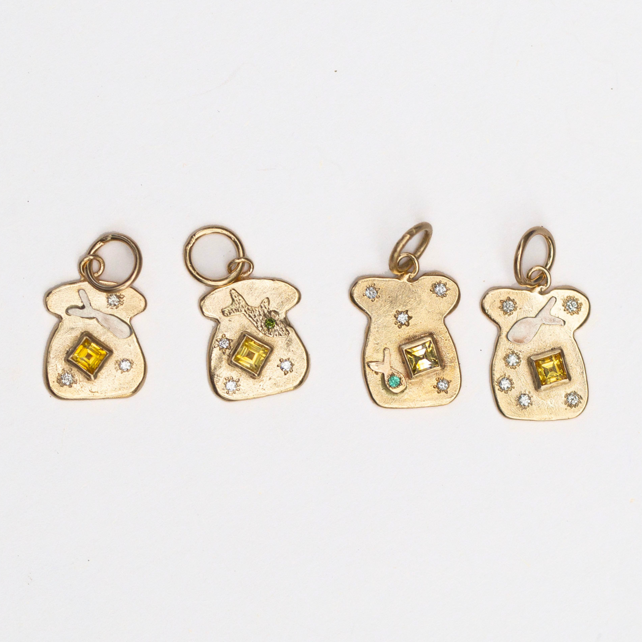 Fish Toast Charms