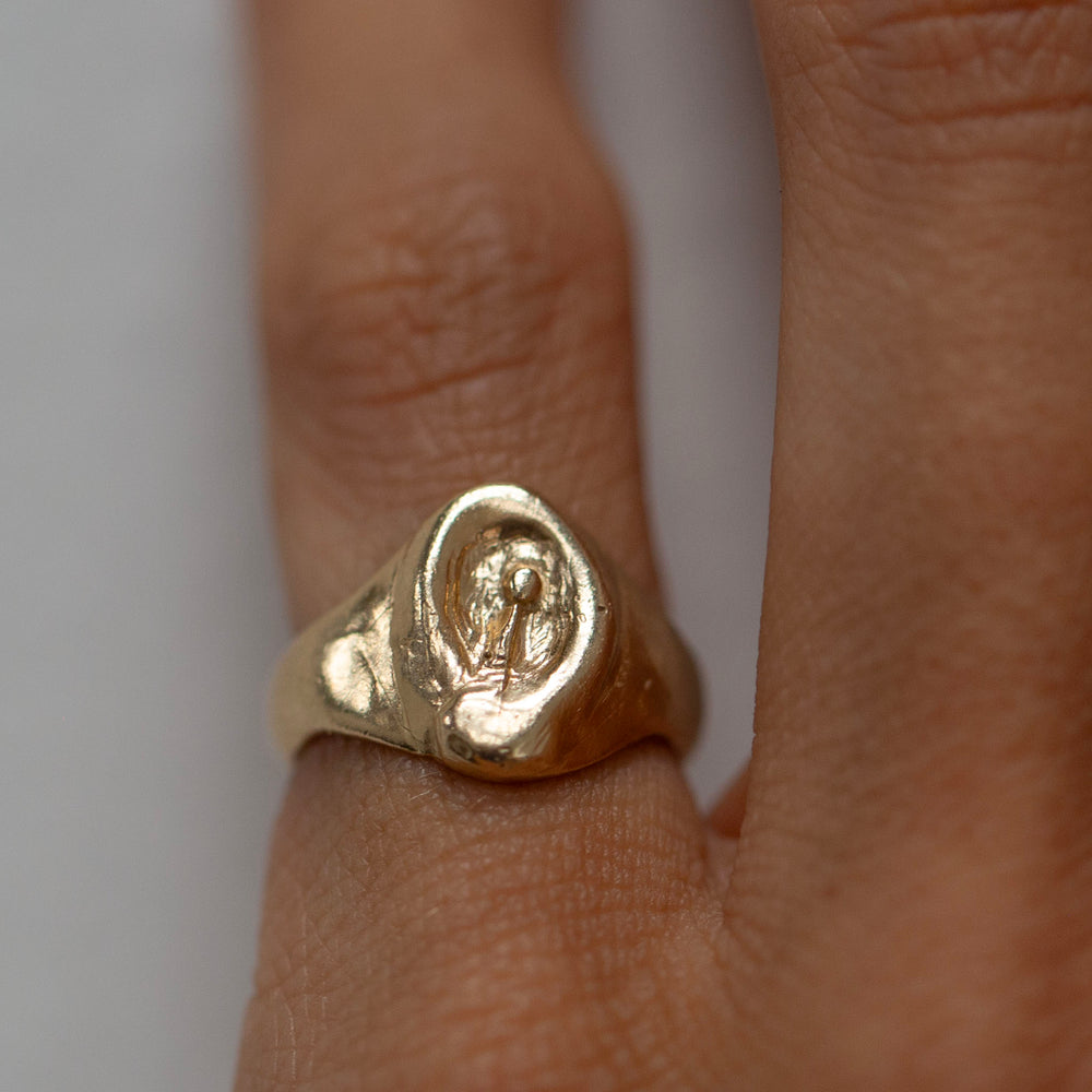 Calla Signet, 14k