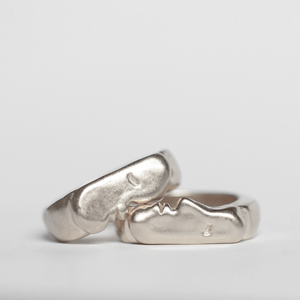 Kiss Rings, Silver