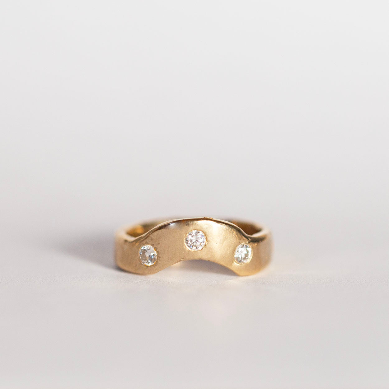 Oxbow Ring, 14k