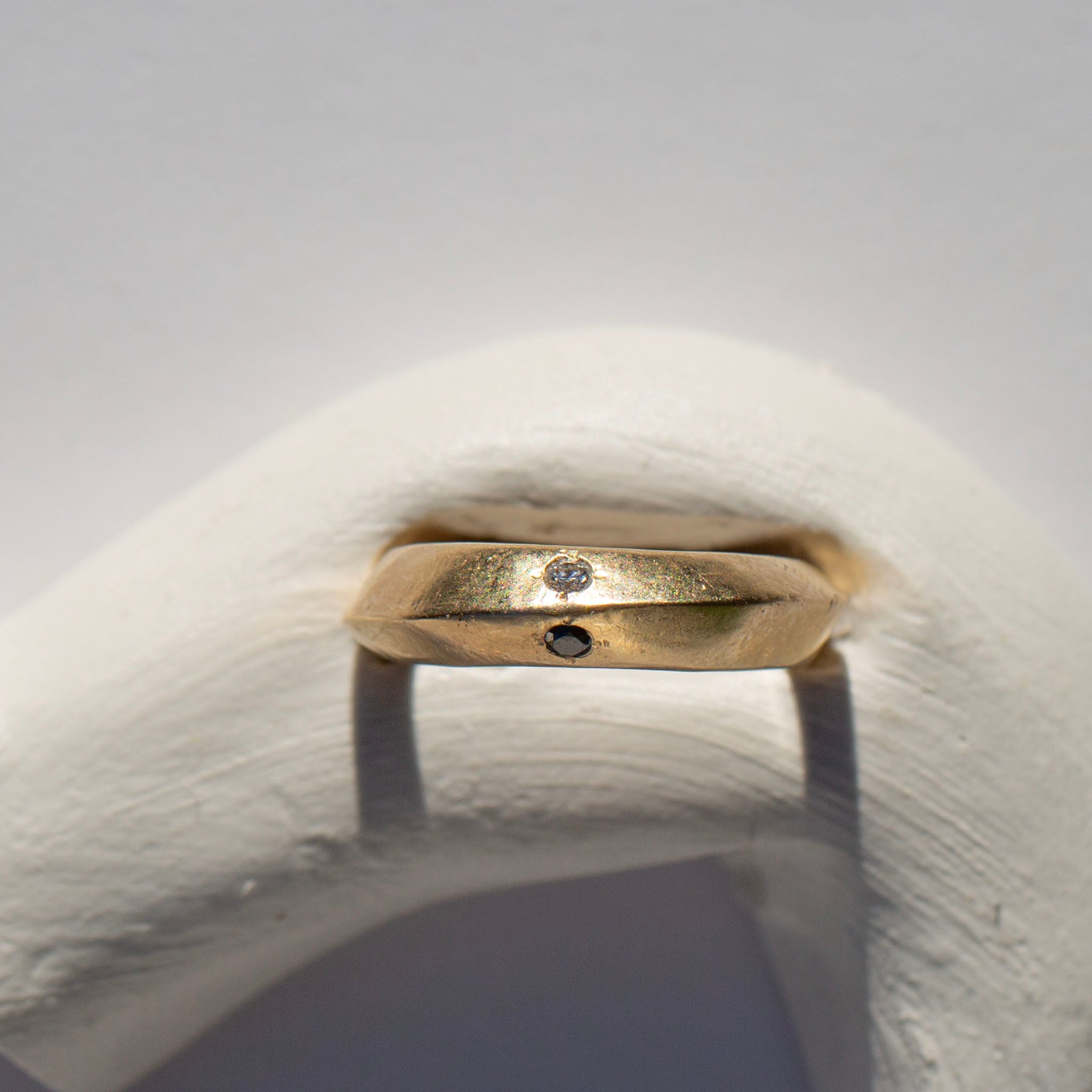 Diamond Saucer Ring, 14K