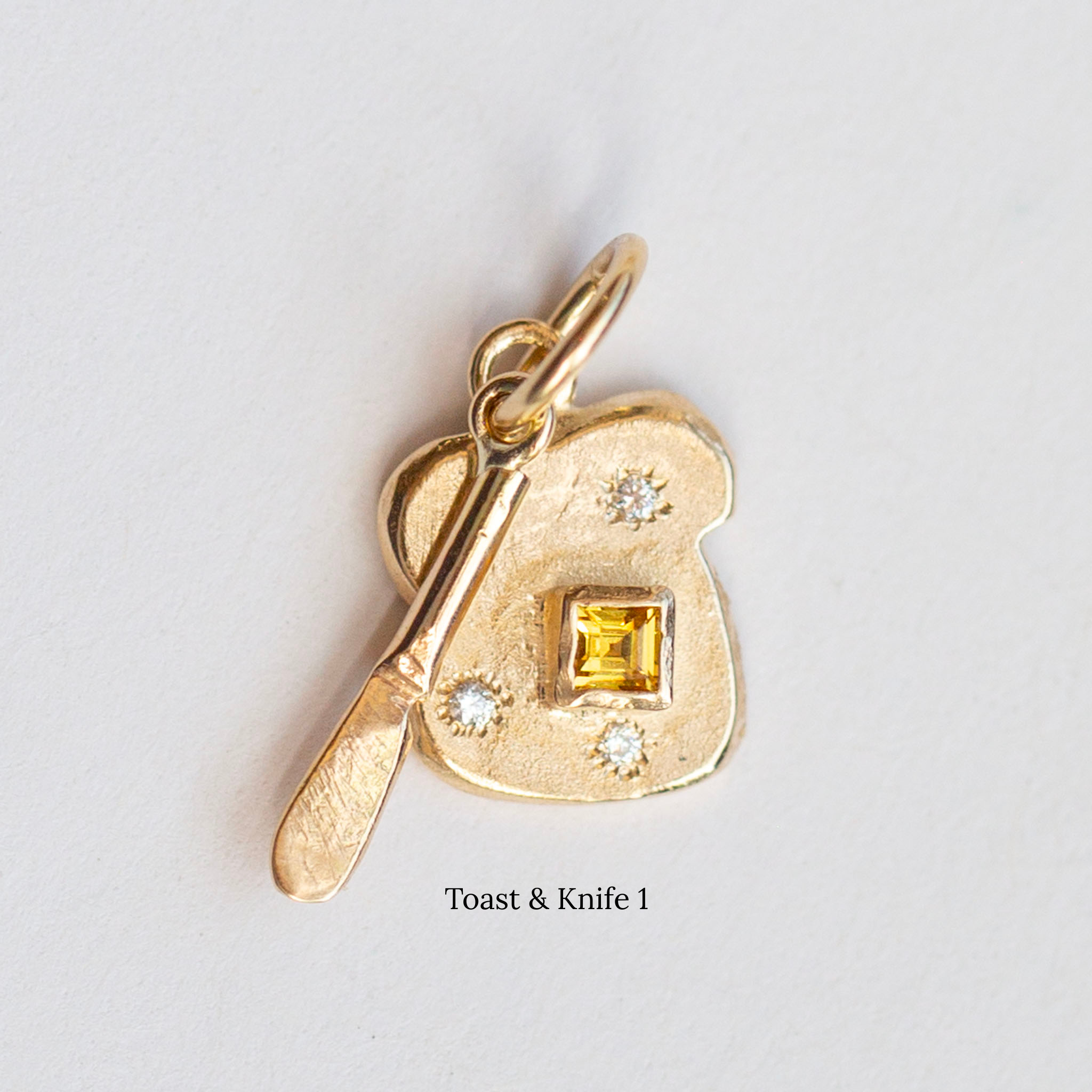 Salted Toast & Knife Charms