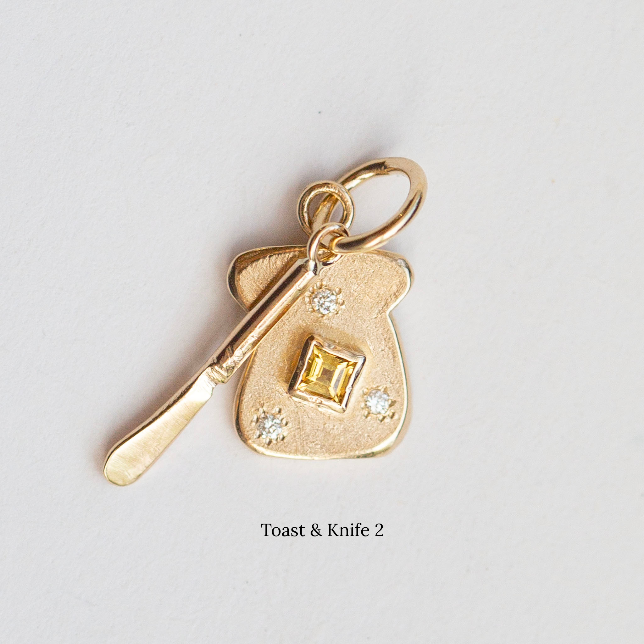 Salted Toast & Knife Charms