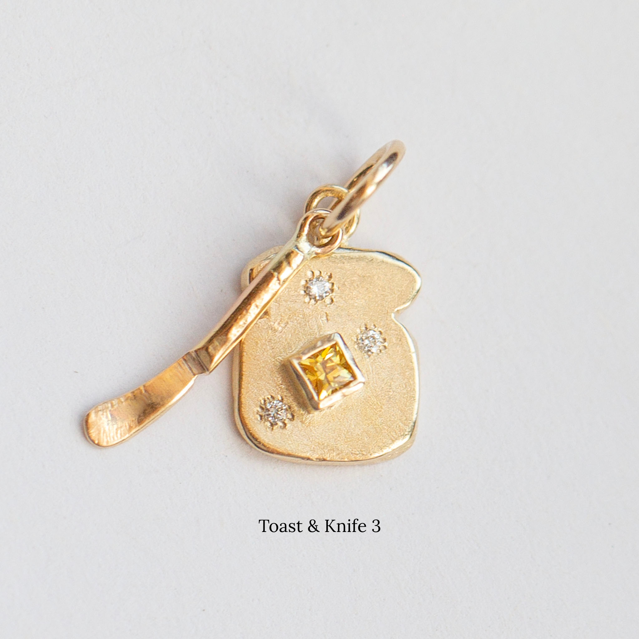 Salted Toast & Knife Charms