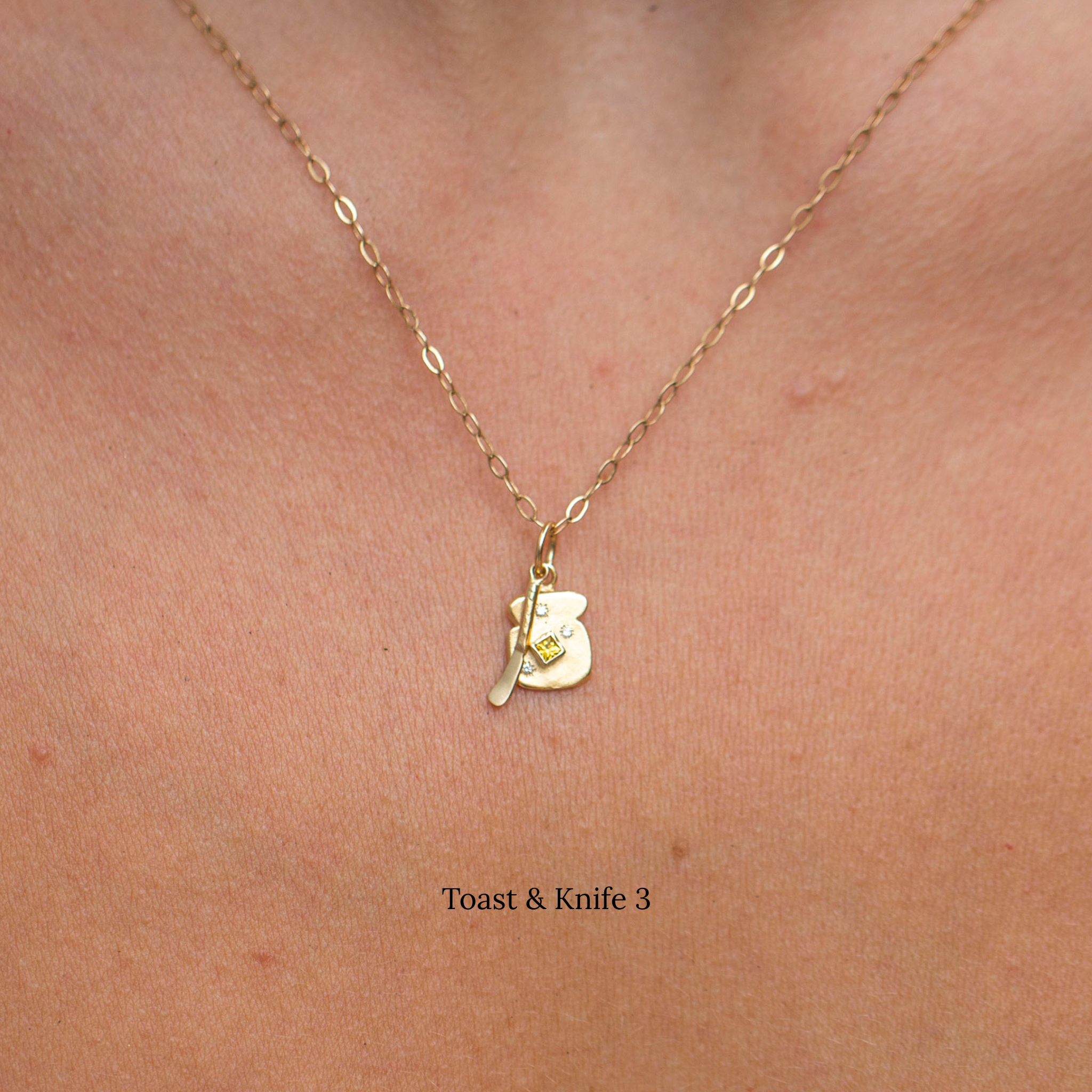 Salted Toast & Knife Charms