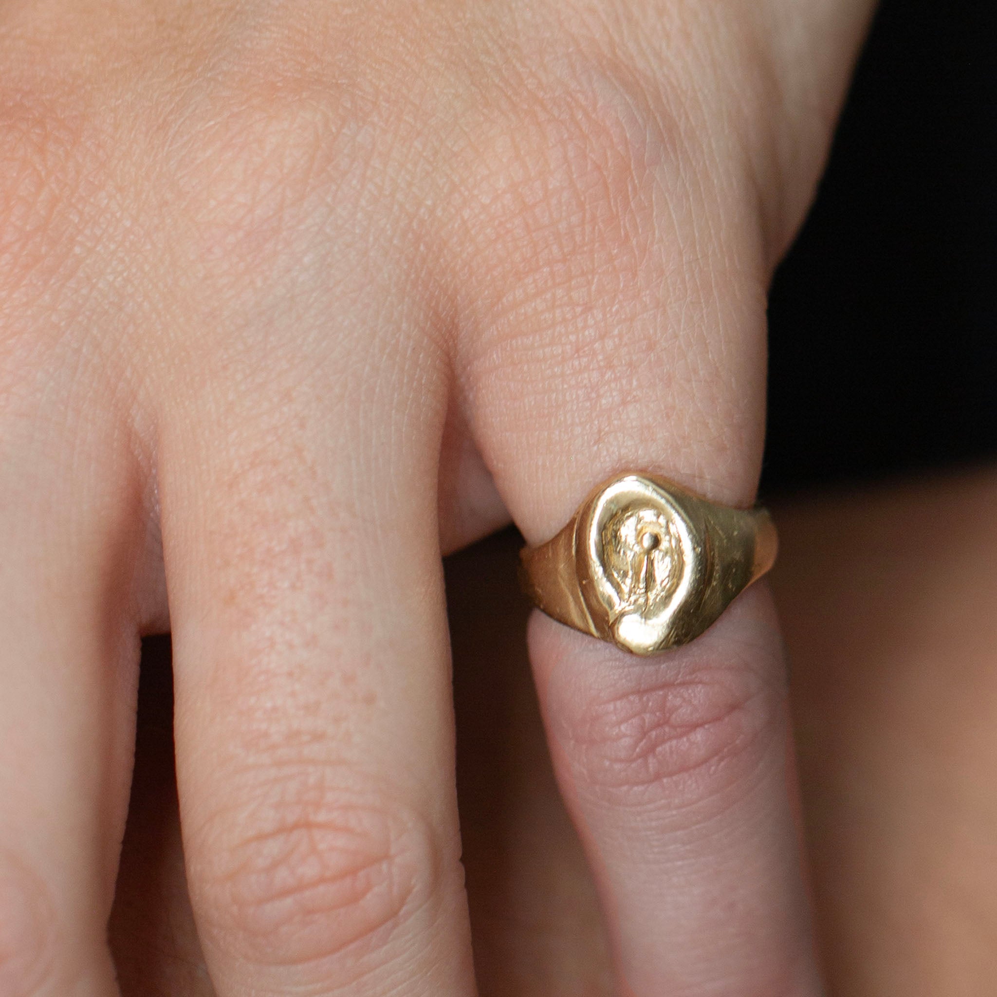 Calla Signet, 14k