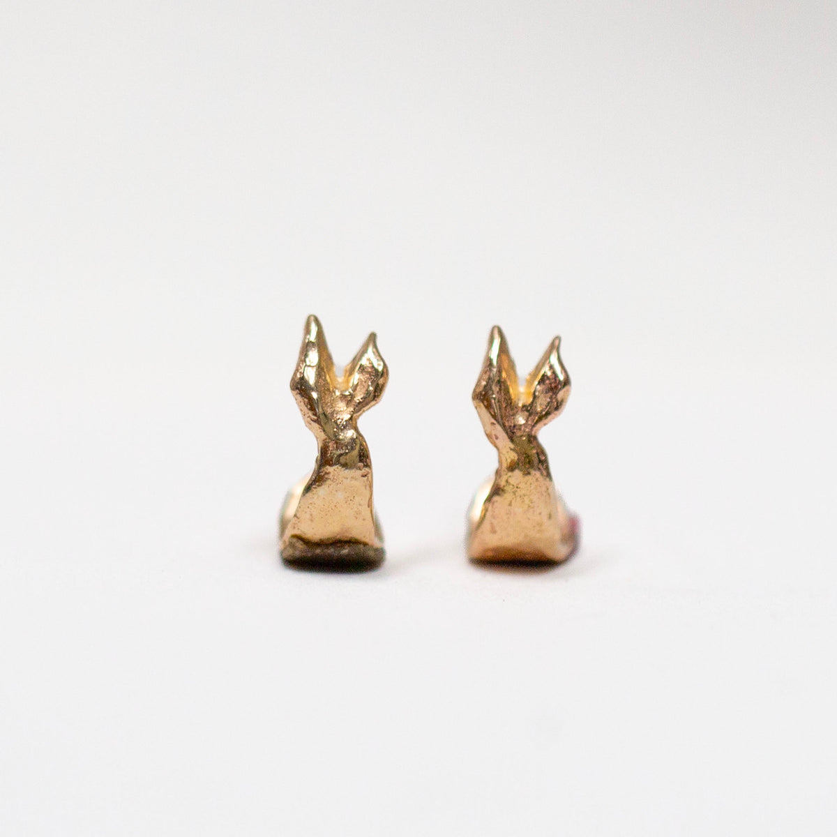 Fish Hoops, 14K