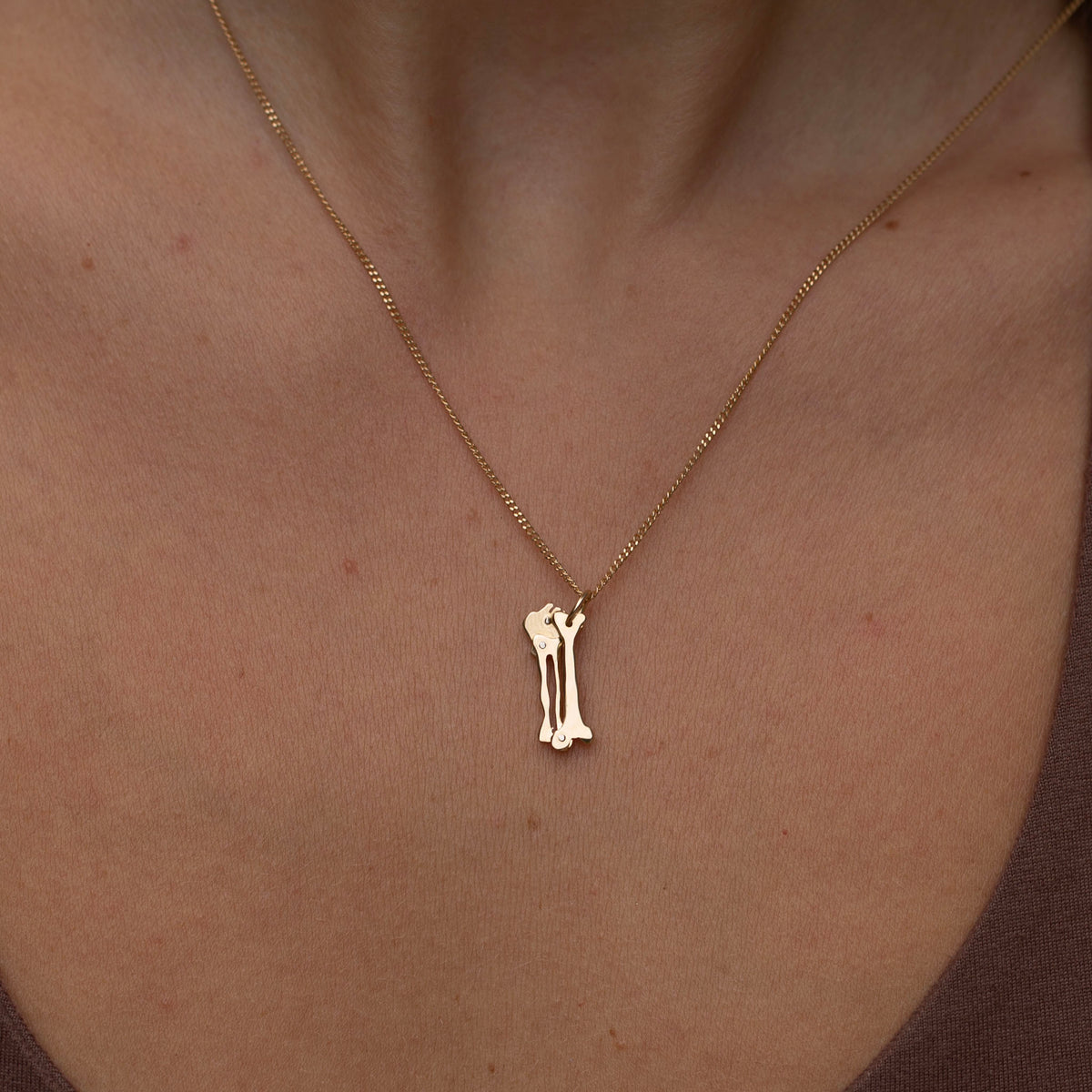 Humerus Charm 2, 14k