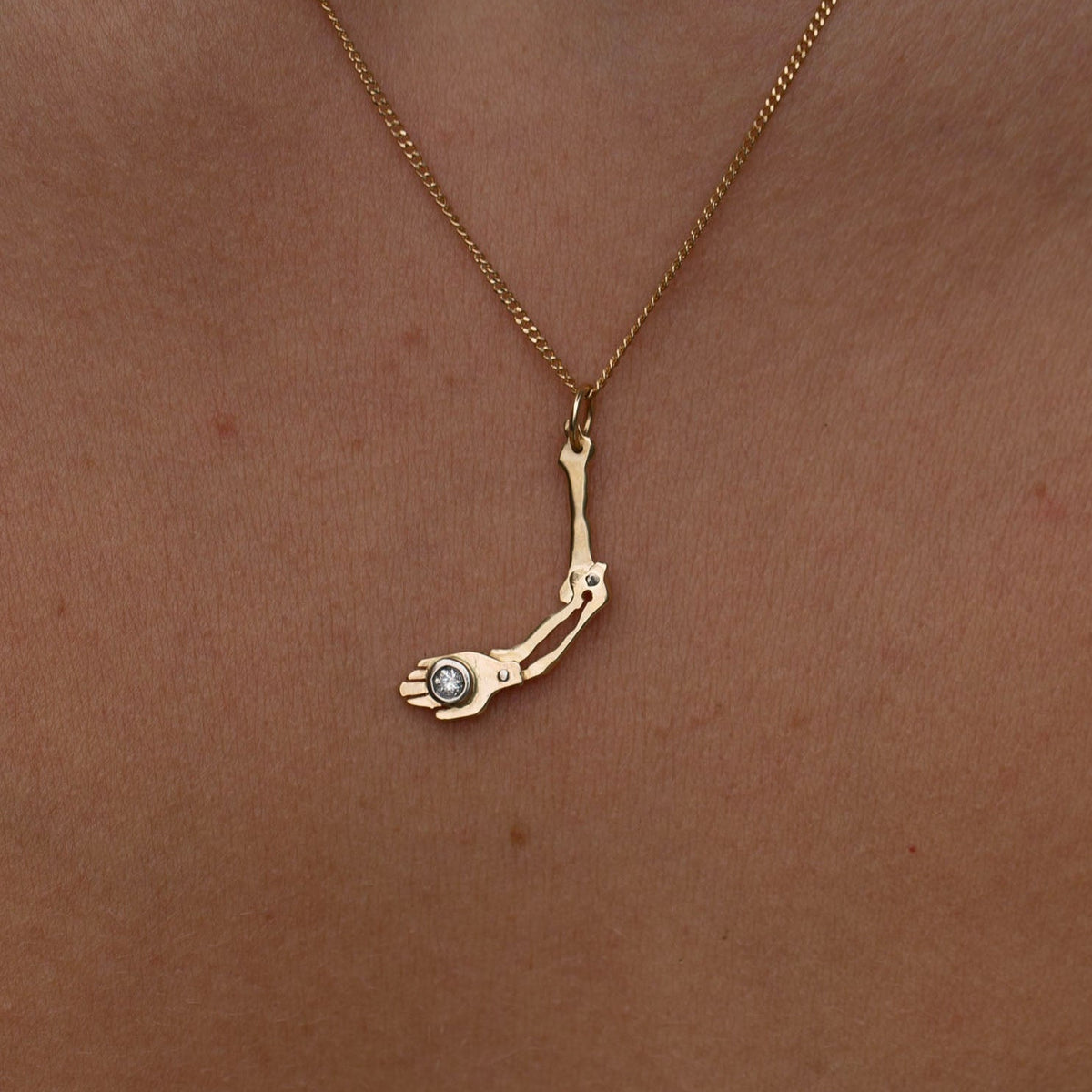 Humerus Charm 4, 14k