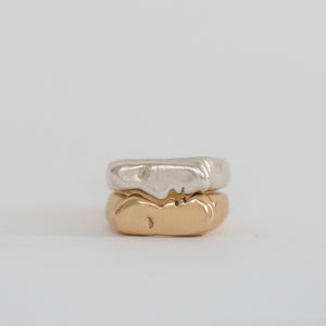 
            
                Load image into Gallery viewer, Mixed Metal Kiss Rings
            
        