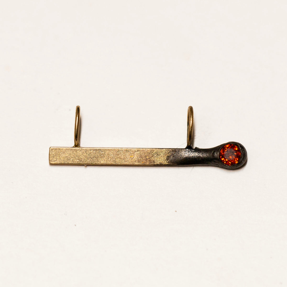 Gold Match 14, 10k and Garnet