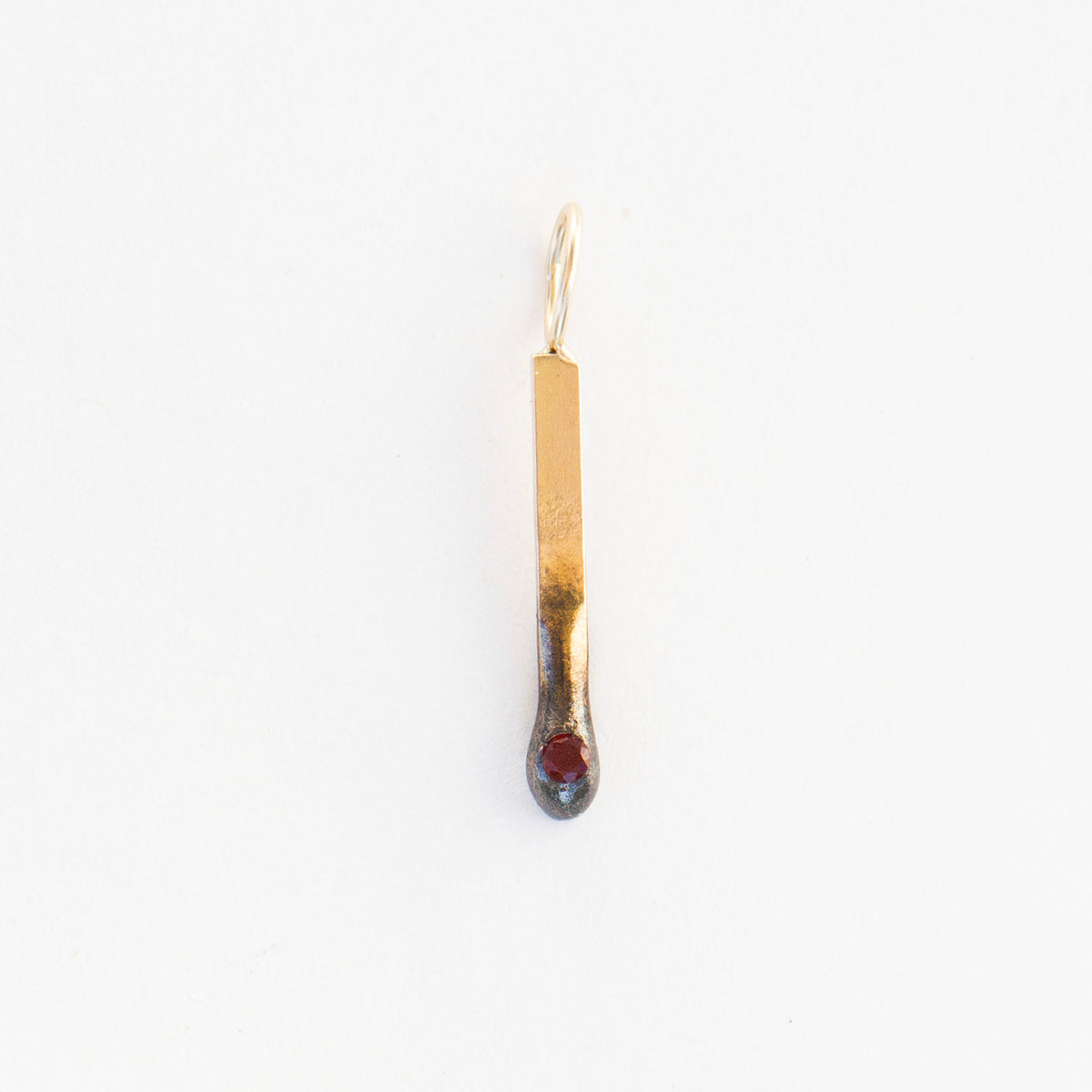 Gold Match 7, 14K and Garnet