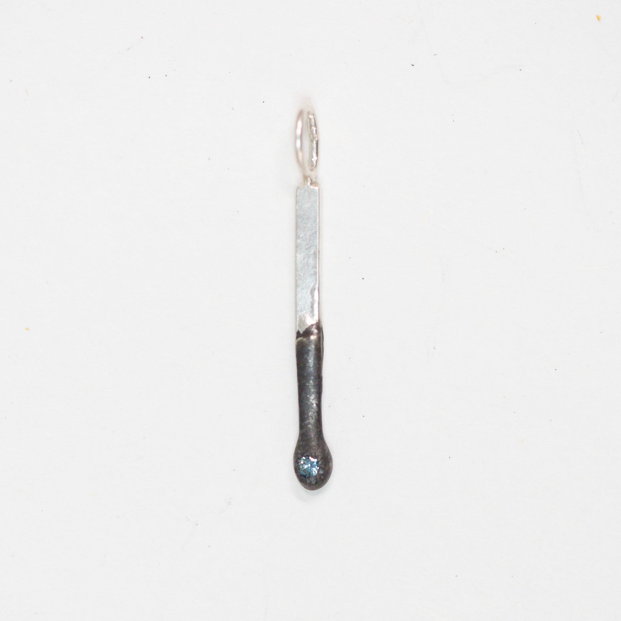 Silver Match 9, Montana Blue Sapphire