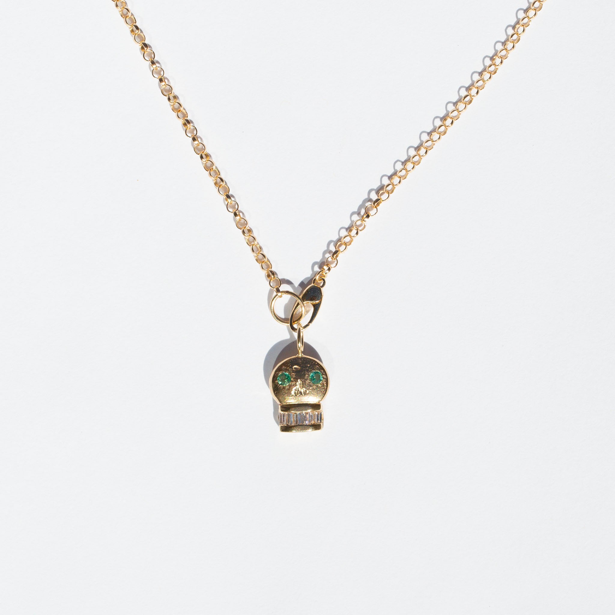 Rolo Charm Clip Chain