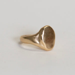 Oval Signet, 14k